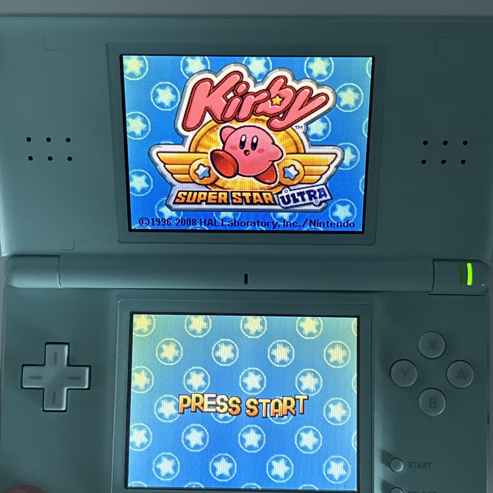 Nintendo DS Lite Jp Handheld Blue Turquoise Tested And WorkingMatching GBA Cover