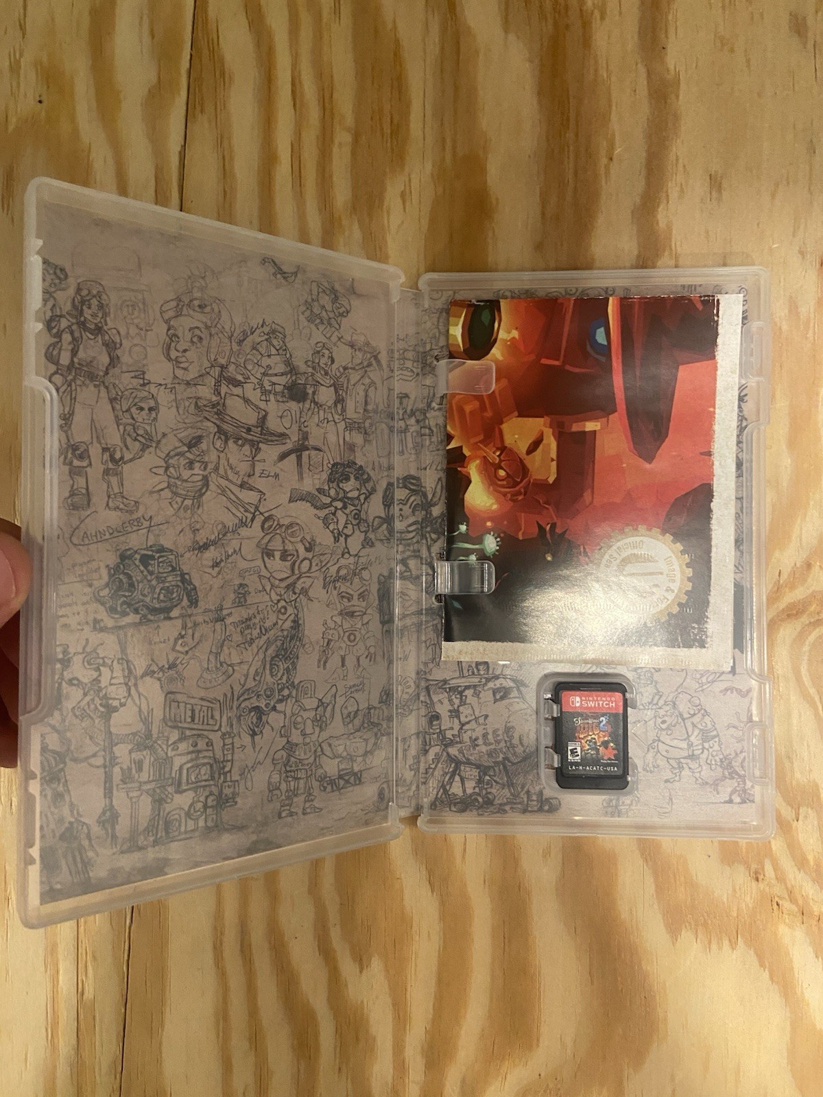 Steamworld Dig 2-Switch-TESTED & WORKING w/ Bonus “Rusty” Poster
