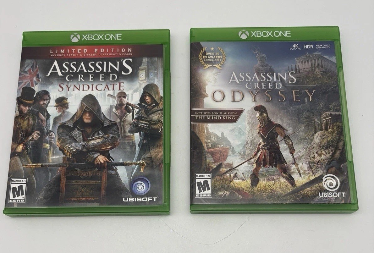 Assassin’s Creed Lot – Syndicate Limited Edition & Odyssey Xbox One Lot of 2
