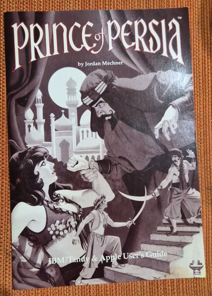 Prince of Persia w/ Manual 3.5″ Commodore Amiga 1990 Hard To Find Rare