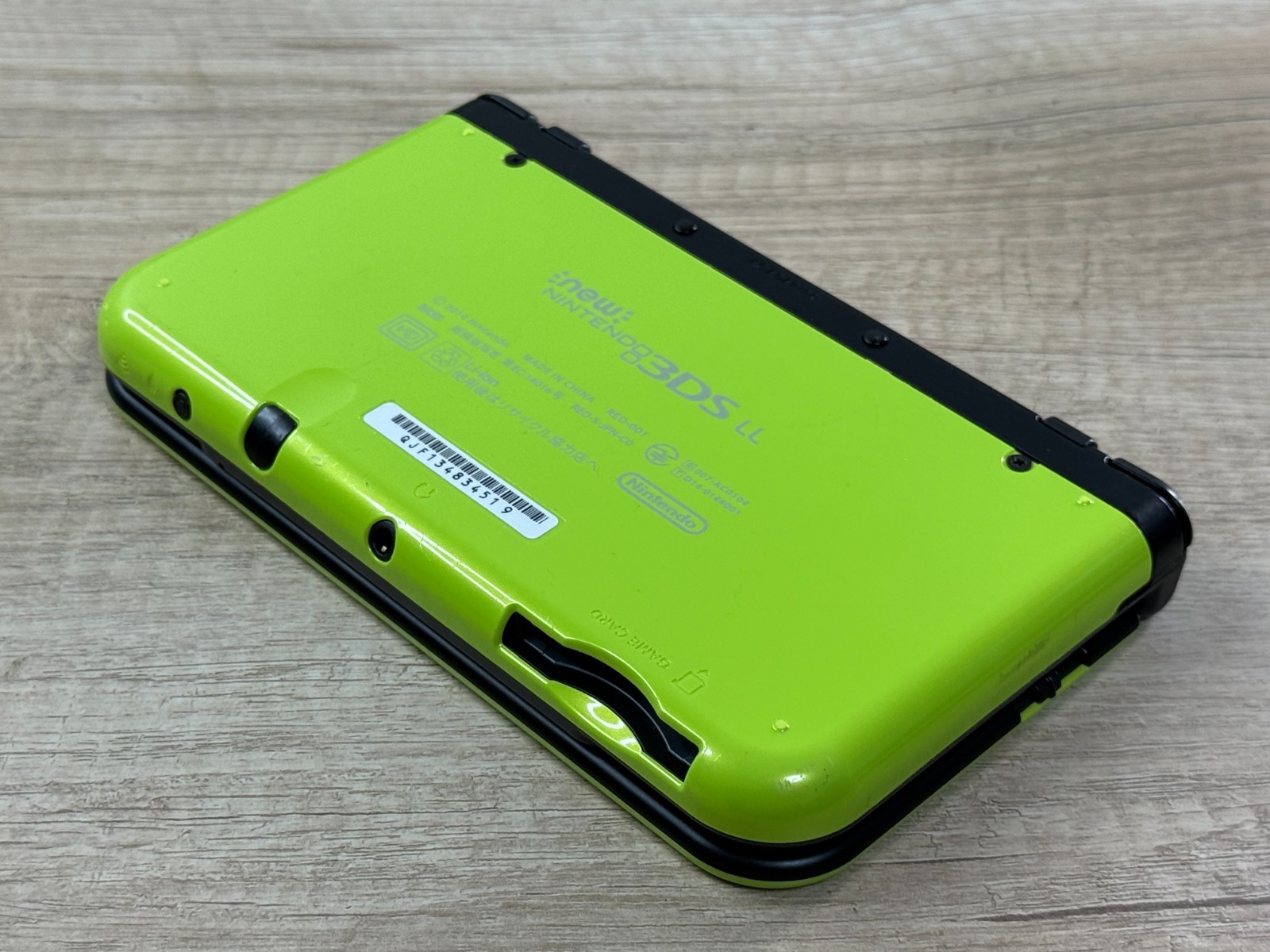 RANK B+ Nintendo New 3DS XL Lime Black Console Tested Japan ver D6208