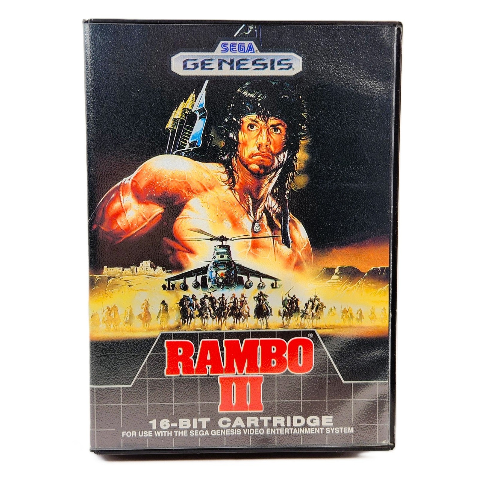 Rambo III – Sega Genesis (Authentic, Mint, CIB, Tested Working, Ships in a Box)