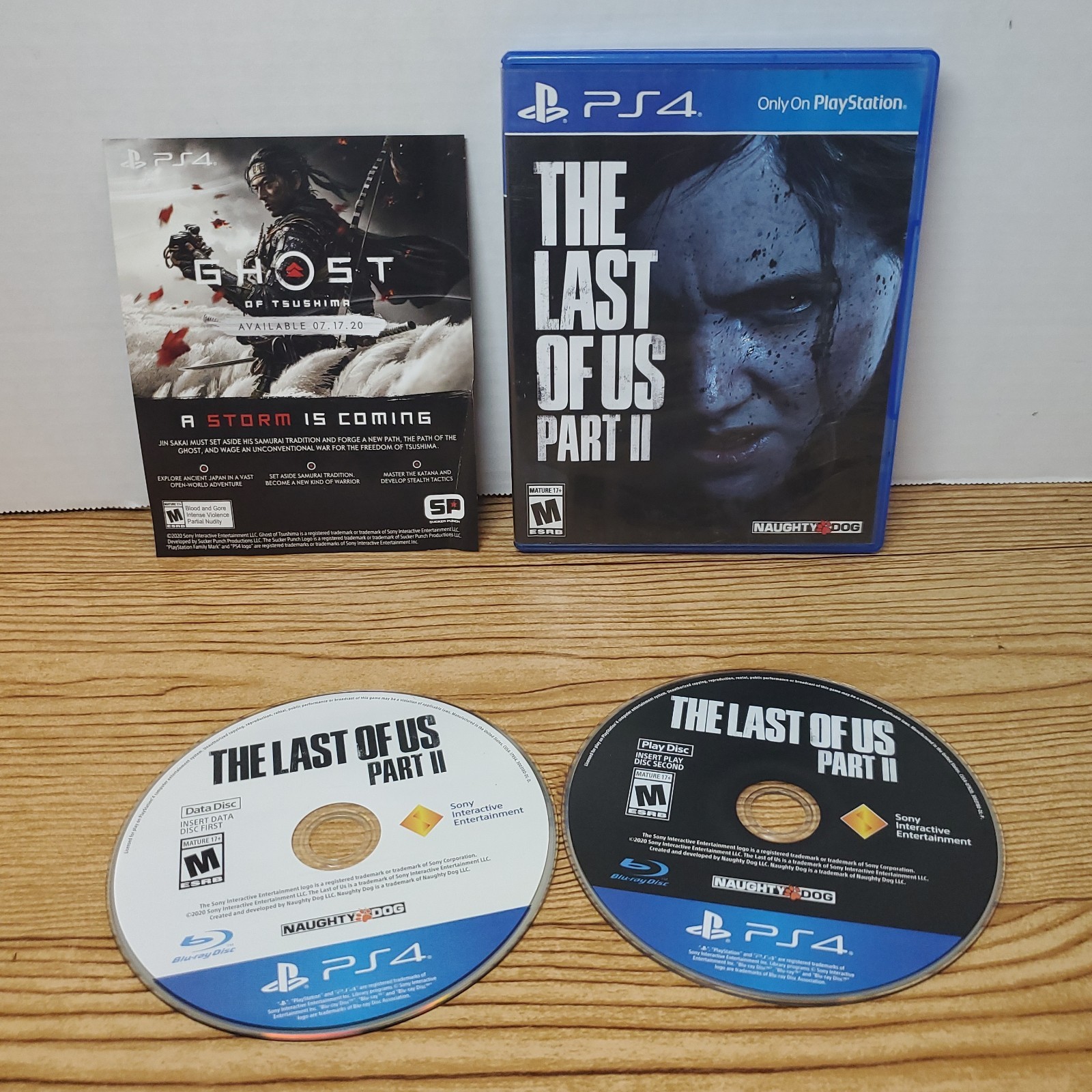 The Last of Us Part II – Sony PlayStation 4 / PS4 MINT Used WOW US SHIPPER!