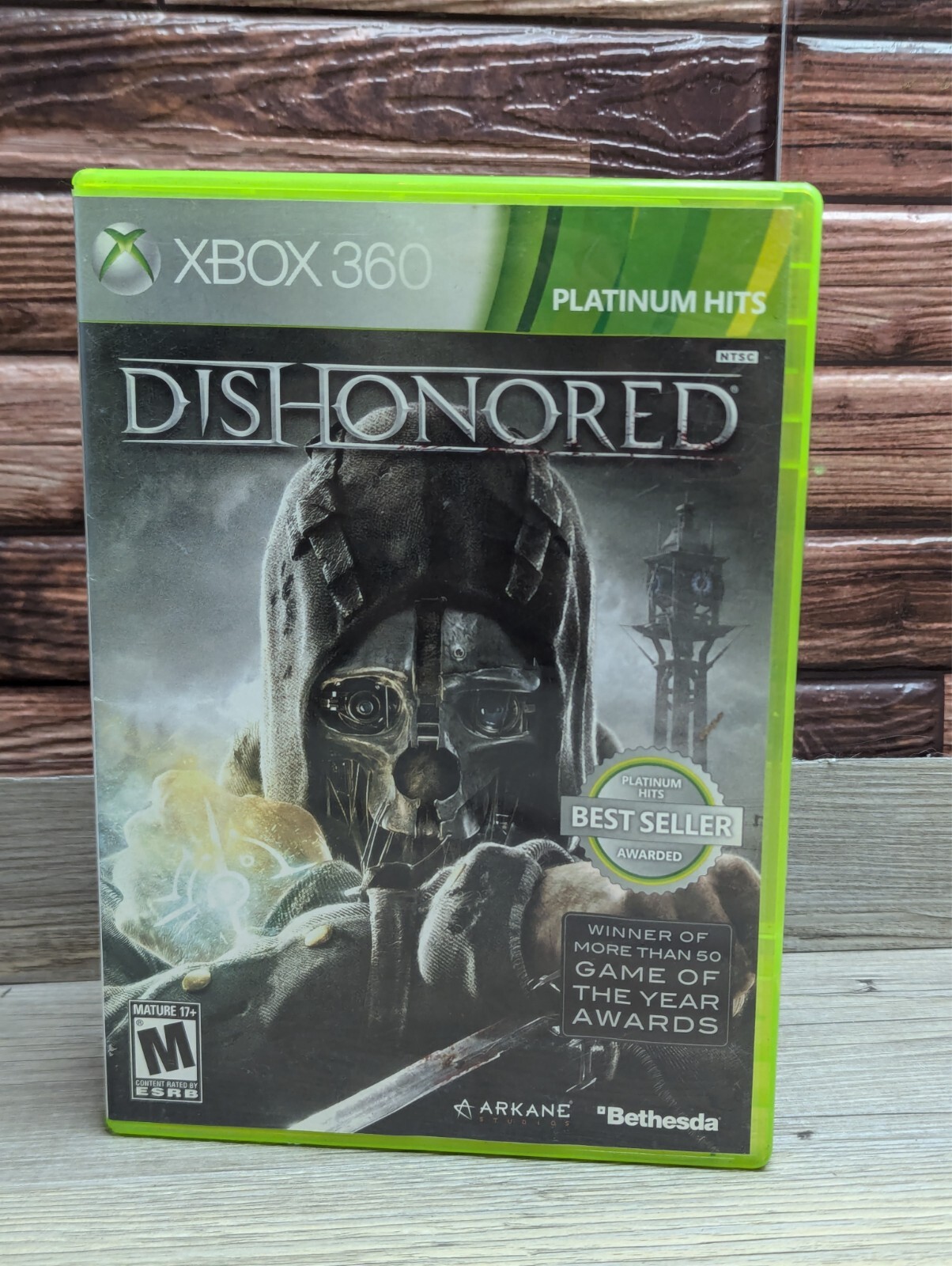 XCOM: Enemy Unknown & Dishonored Platinum Hits Xbox 360 CIB Case Manual Disk