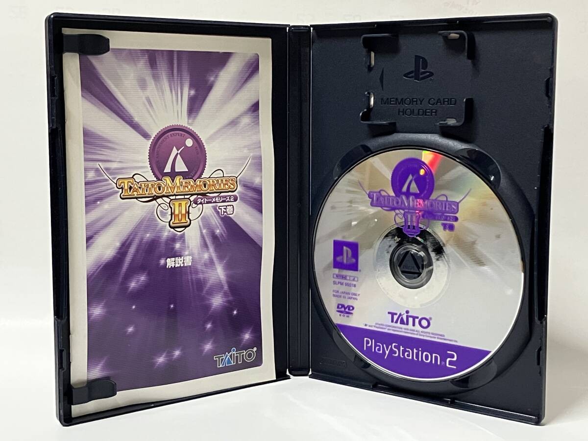 Taito Memories 2 Vol 2 PS2 Chase HQ Knight Striker Mega Blast Used