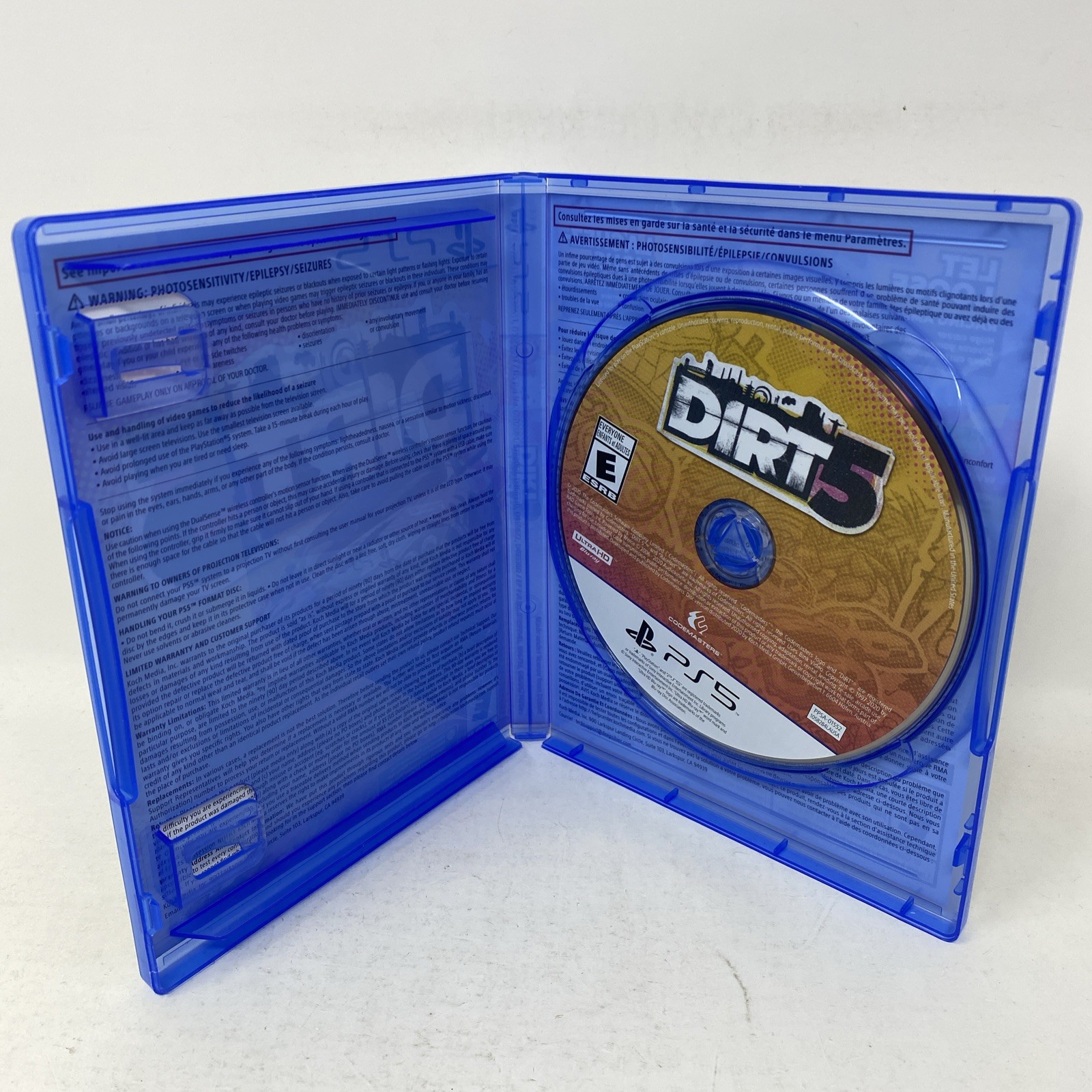 Dirt 5 Sony PlayStation 5 PS5 2020 Codemasters – Complete CIB Rally Racing Game