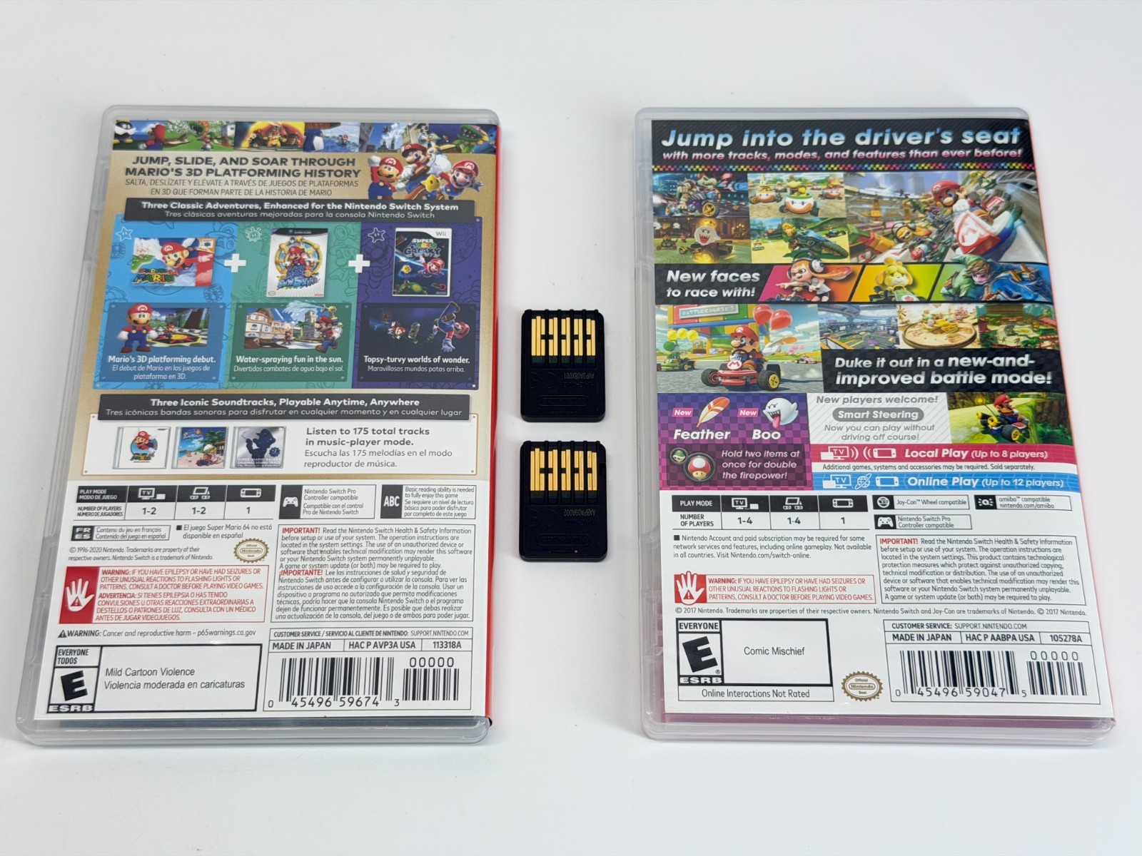 Super Mario 3D All-Stars & Mario Kart 8 (Nintendo Switch) Games with Case Tested