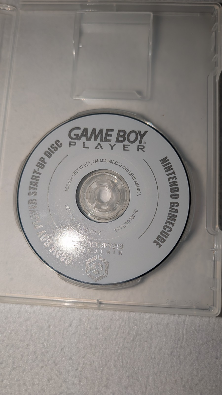 Nintendo GameCube Game Boy Player With Start-Up Disc & Original Case and Manual