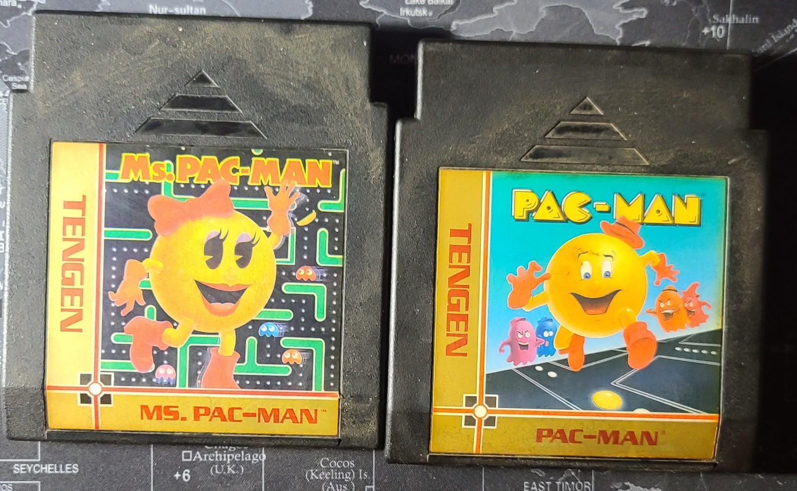 Pac-Man Tengen Nintendo NES 1987 Ms.PAC-MAN