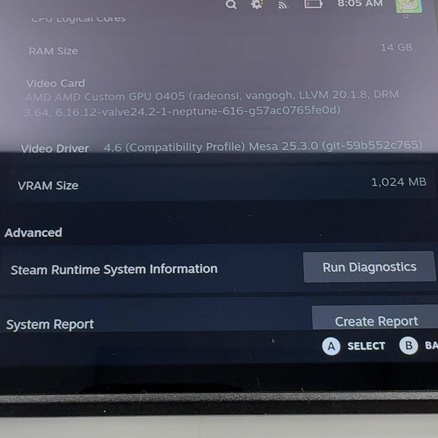 Valve Steam Deck 7″ AMD 7nm Ryzen APU 16GB RAM 64GB Black 1010