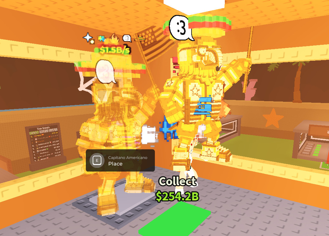 Capitano Americano 1.5B/s [ GOLD ] – Steal A Brainrot