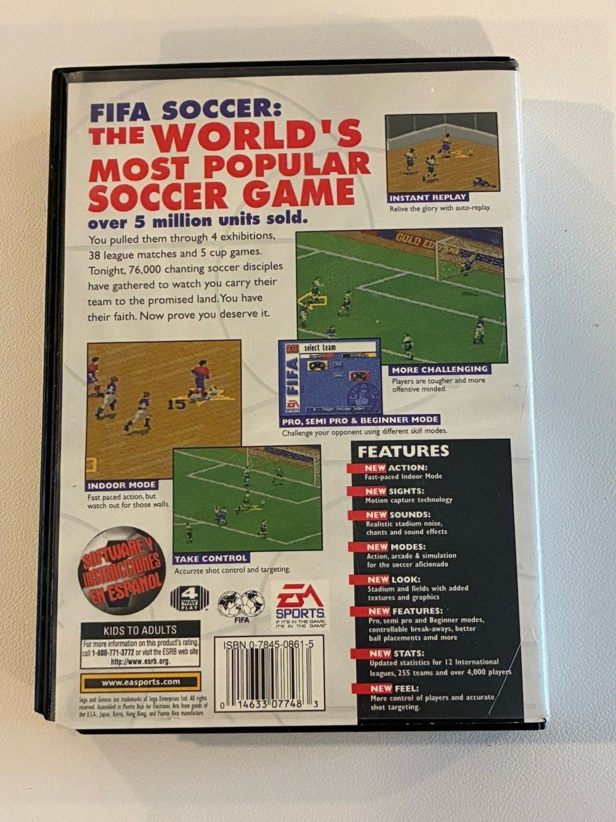 FIFA 97 (Sega Genesis, 1996) – Complete In Box Classic Soccer Game – Tested