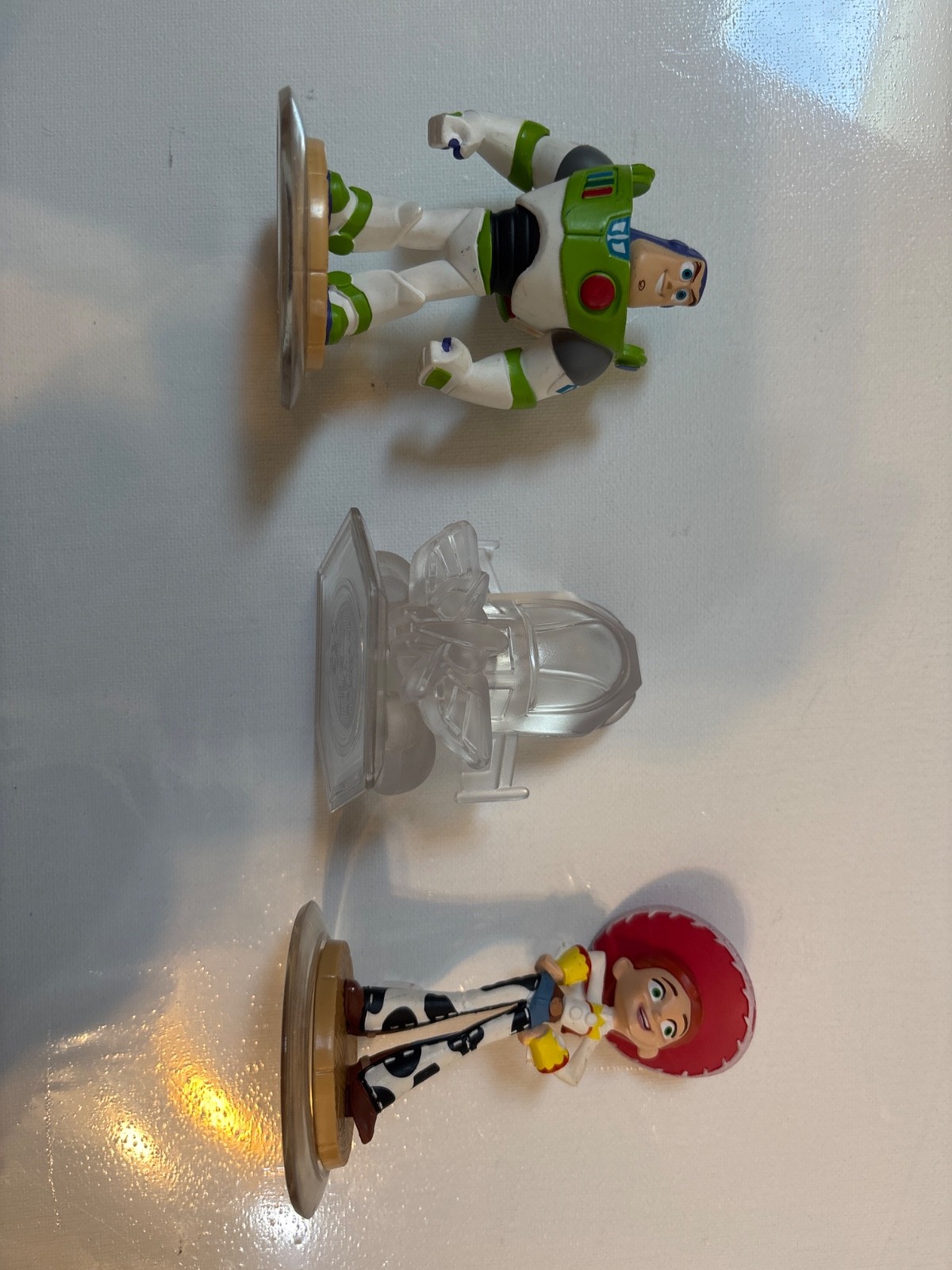 Disney Infinity Toy Story Playset Pixar Buzz Jessie Crystal Lot of 3 Figures