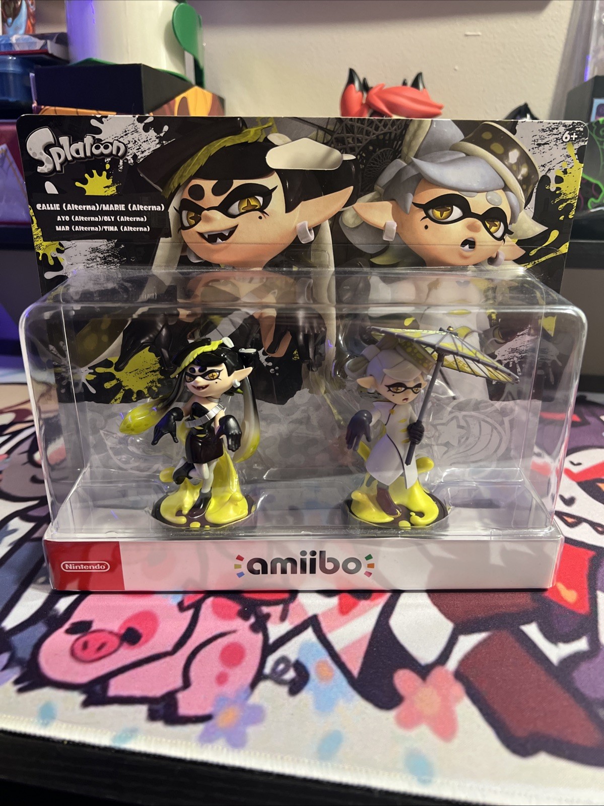 Splatoon amiibo Callie & Marie Alterna 2 Pack Nintendo New USA Seller English
