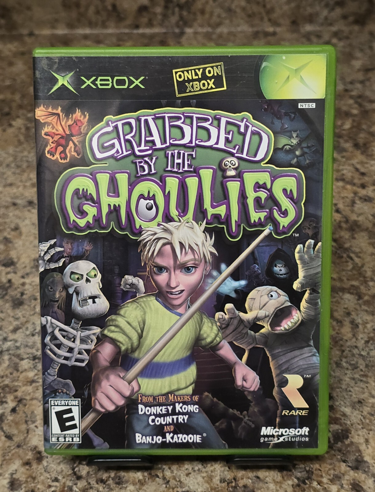 Grabbed by the Ghoulies (Microsoft Xbox, 2003) Authentic & Complete!