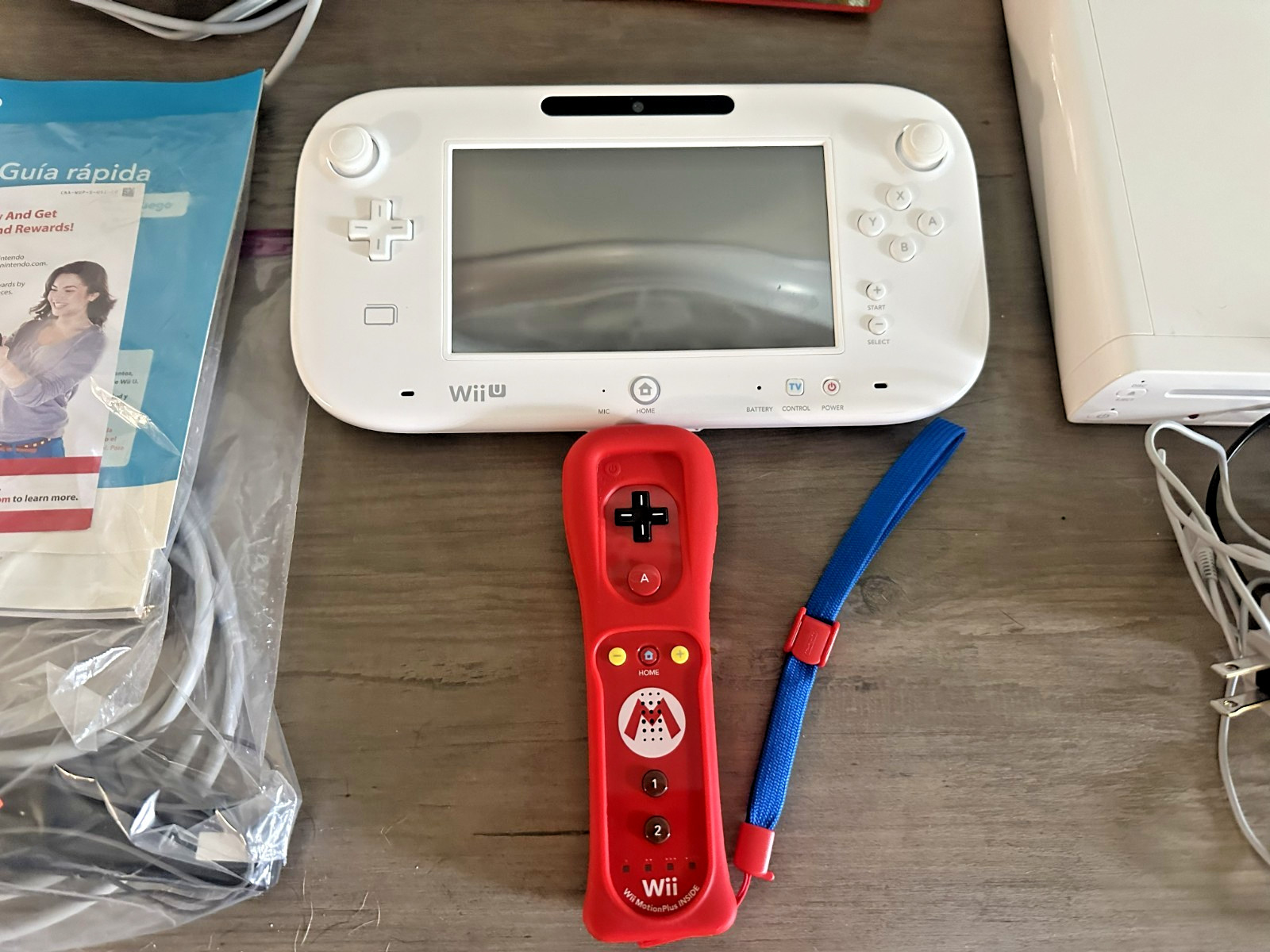 Nintendo Wii U Bundle: 8 GB Console + Wii U Gamepad, 2TB HDD, Red WiiMote + More