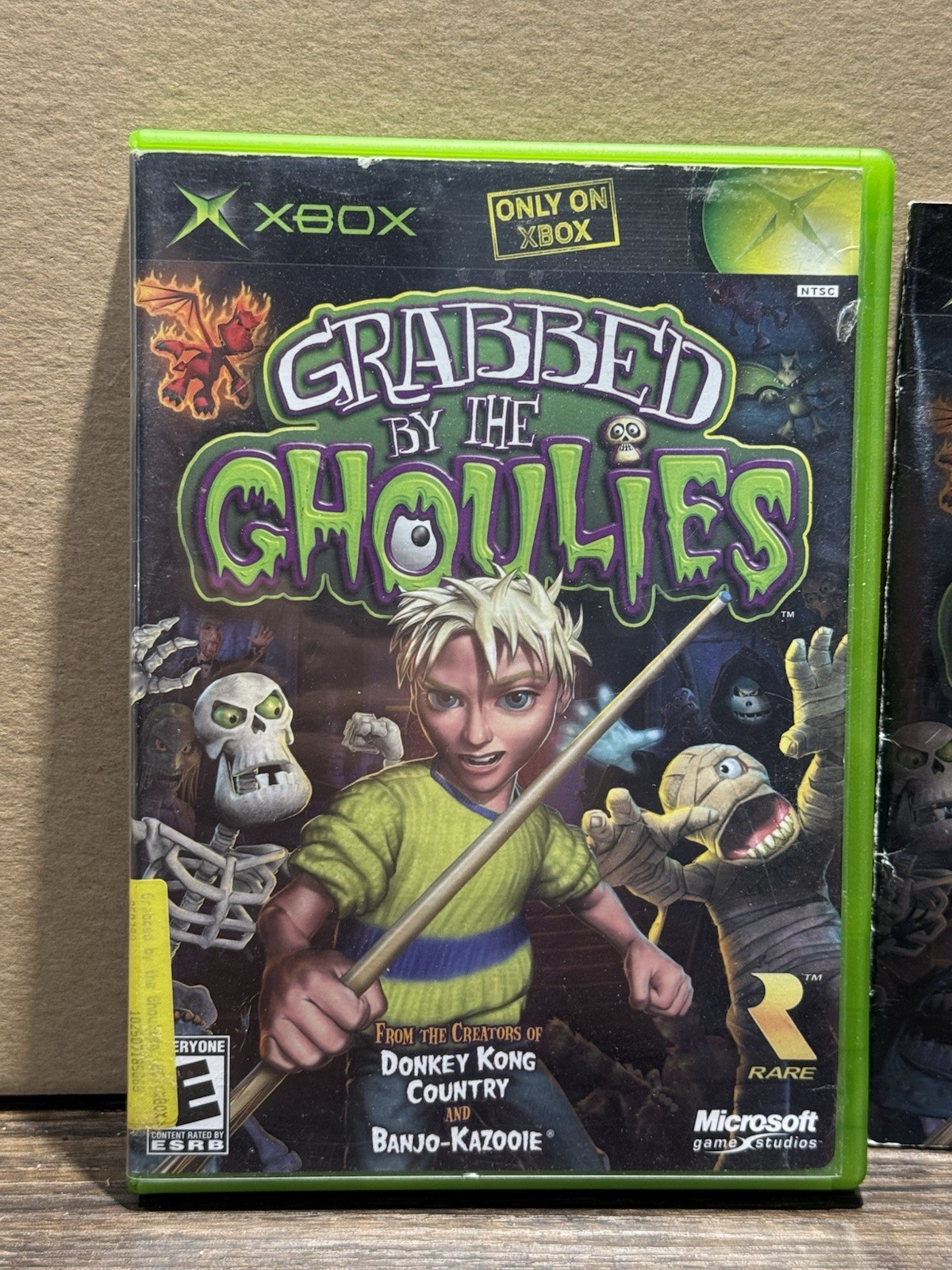 Grabbed by the Ghoulies (Microsoft Xbox, 2003) CIB Complete In Box w/ Manual