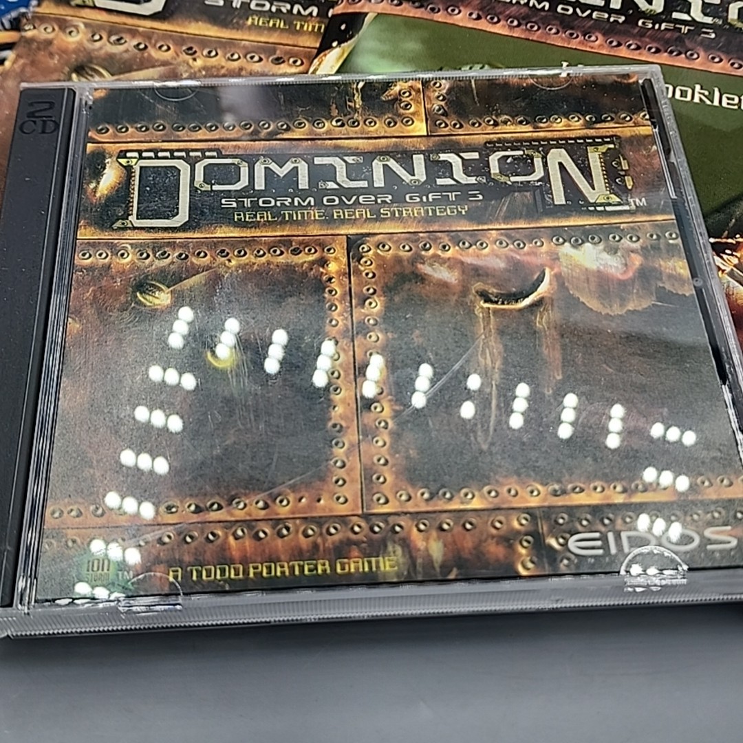 Dominion Storm Over Gift 3 DOS PC Game 1998 Eidos Ion Storm RARE Vintage