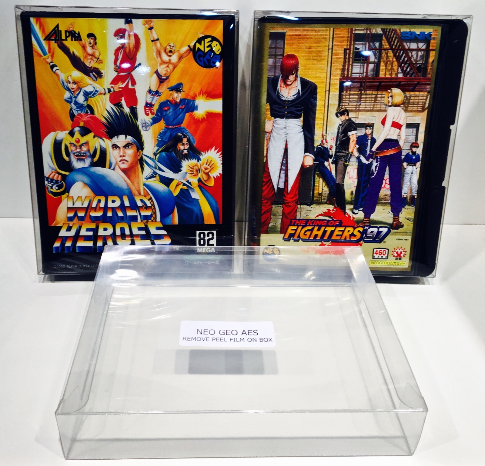 15 Box Protectors for NEO GEO AES Game Boxes Standard / Clamshell Display Cases