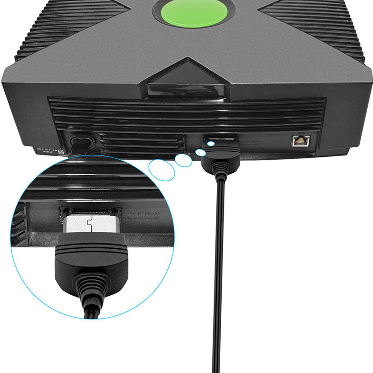 HD Link Cable For Xbox to HDMI-Compatible Adapter for Xbox Original Game Console