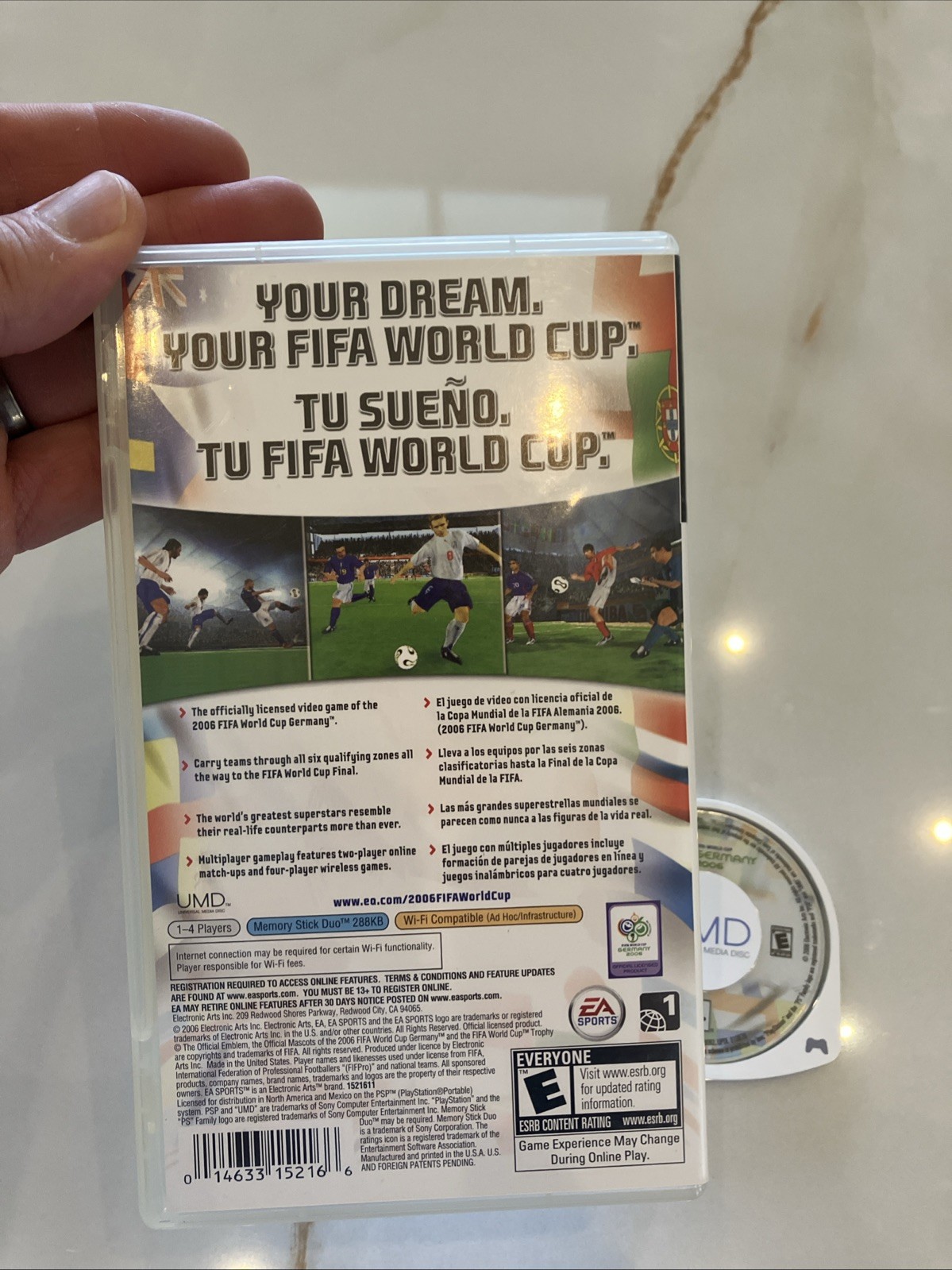 FIFA World Cup Soccer Germany 2006 Sony PSP 2006 Game and Case Tested