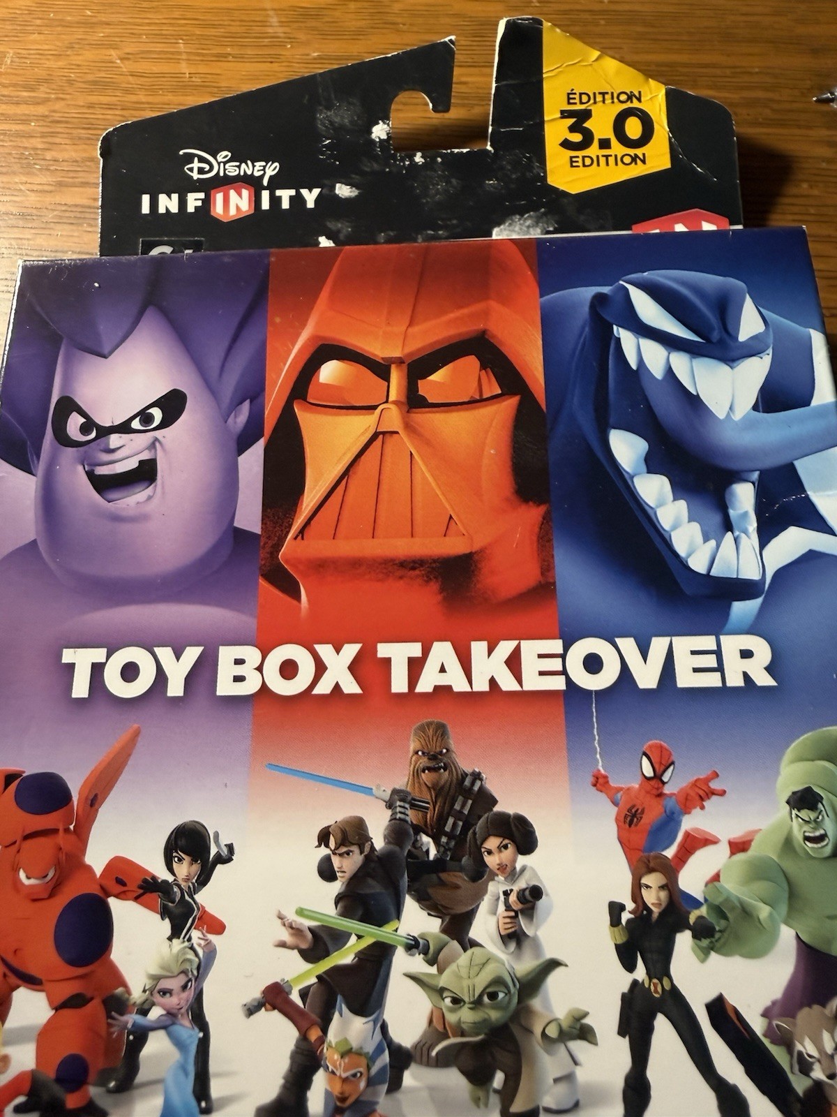 new Disney Infinity 3.0 Edition Toy Box Takeover Expansion Pack Star Wars Marvel
