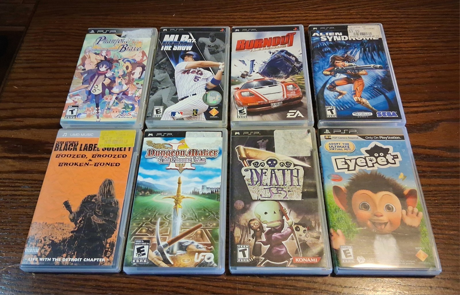 PSP UMD Game/Movie/Music Lot+ Extras RPG Racing Puzzle Arcade See Pics/Descript