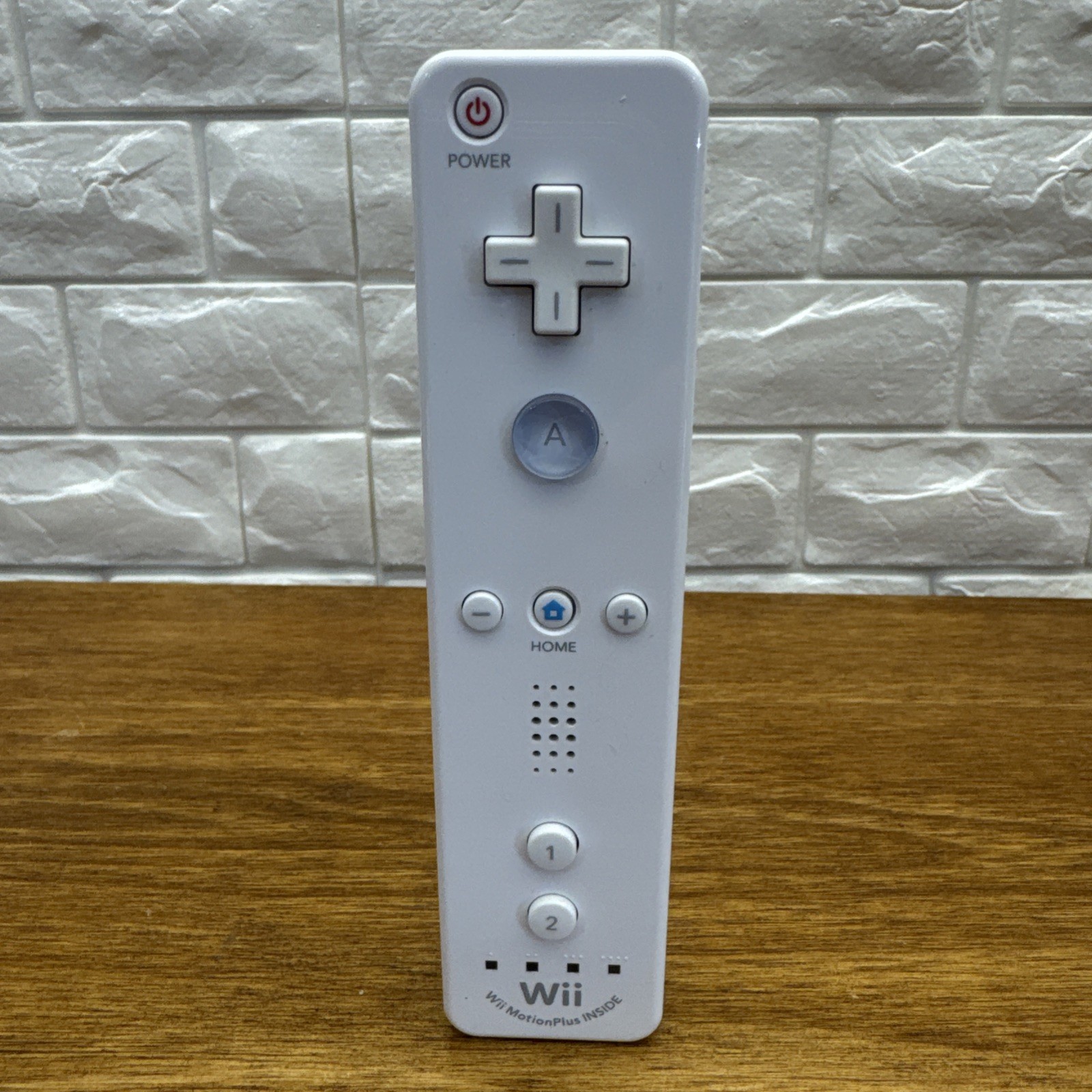 Nintendo OEM Motion Plus Wii Mote Remote White Controller Official RVL-036