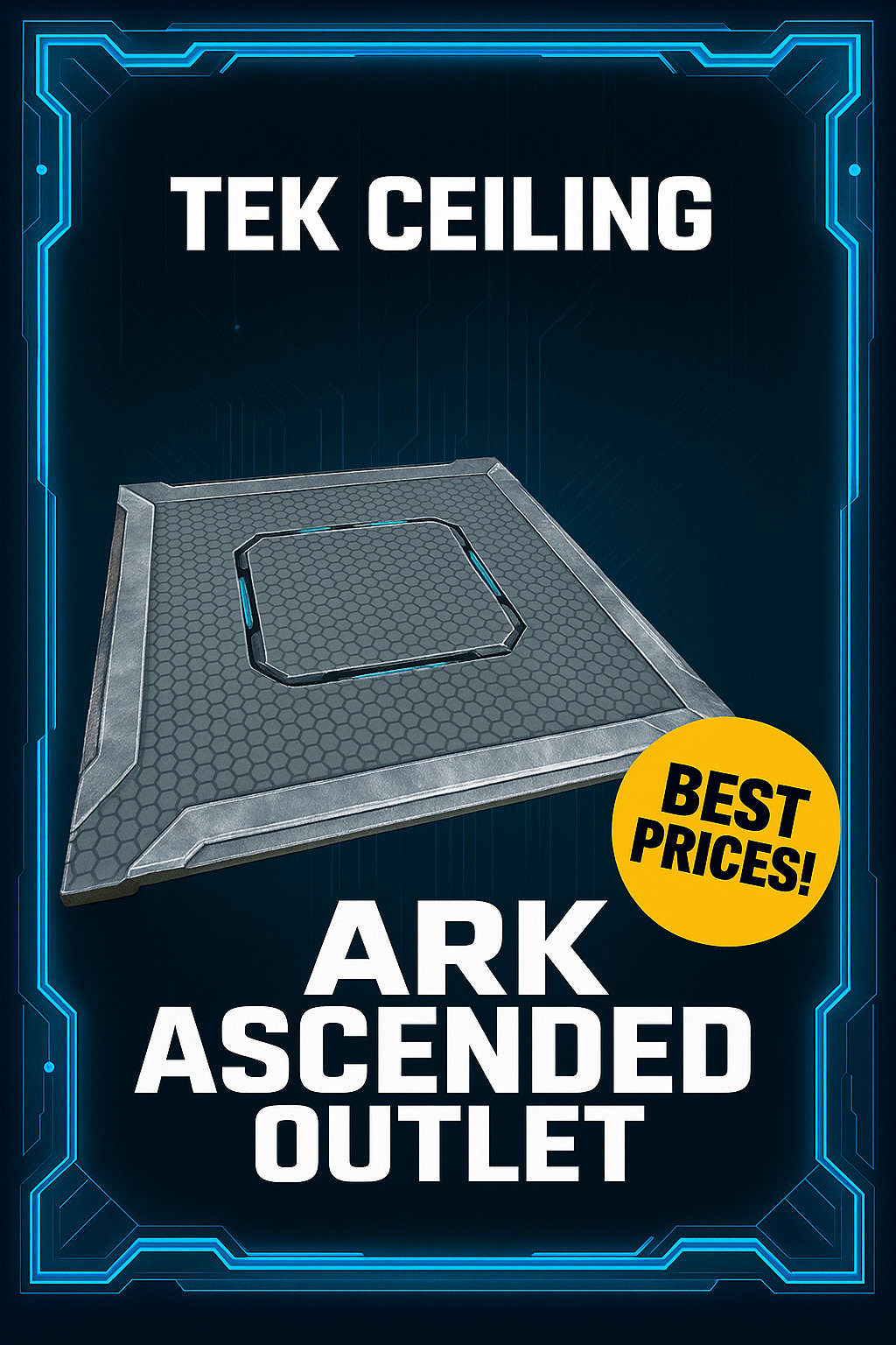 Ark Survival Ascended PVE-ASA-Tek Structures-Delivered FAST-Ceilings-Bulk/Small