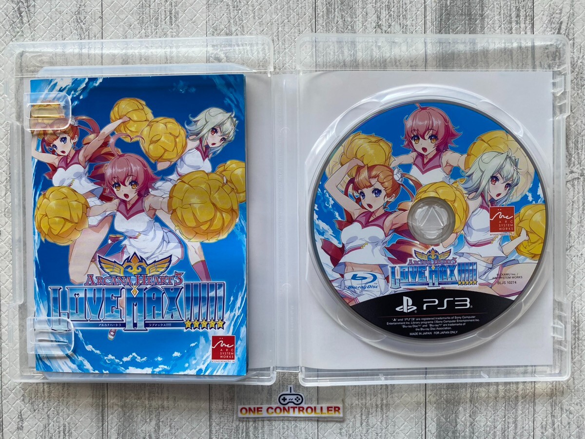 SONY PS3 Arcana Heart 3 & Koihime & Blade Arcus & Aqua Pazza & Under Night set