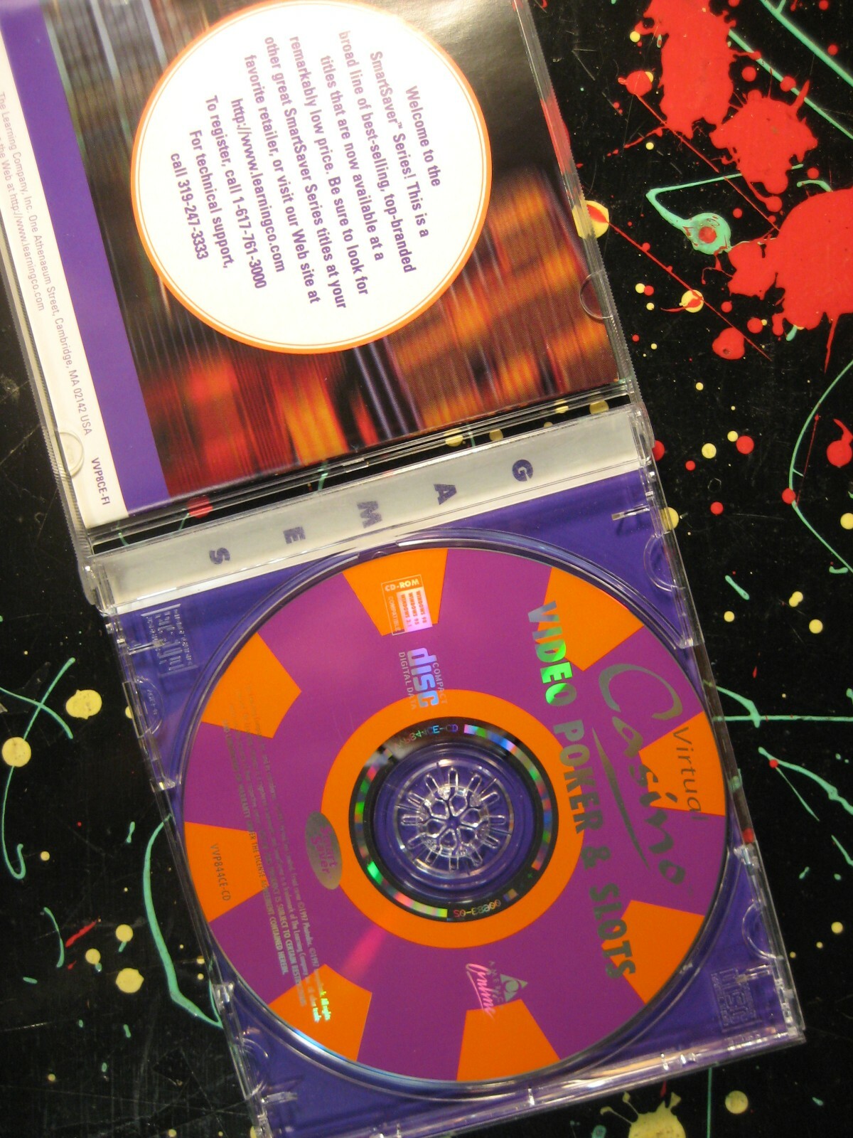 Smart Saver Virtual Casino Video Poker and Slots Win 3.1/95/98 PC CDROM Game