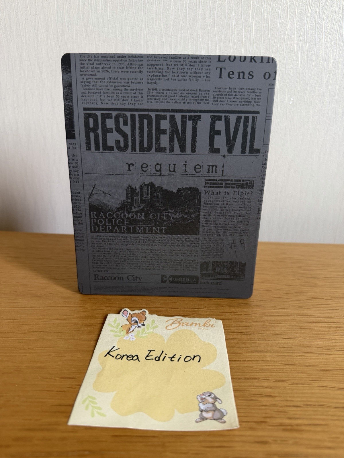 Resident Evil Requiem Steelbook G2 Size Case Only Brand New No Game PS5