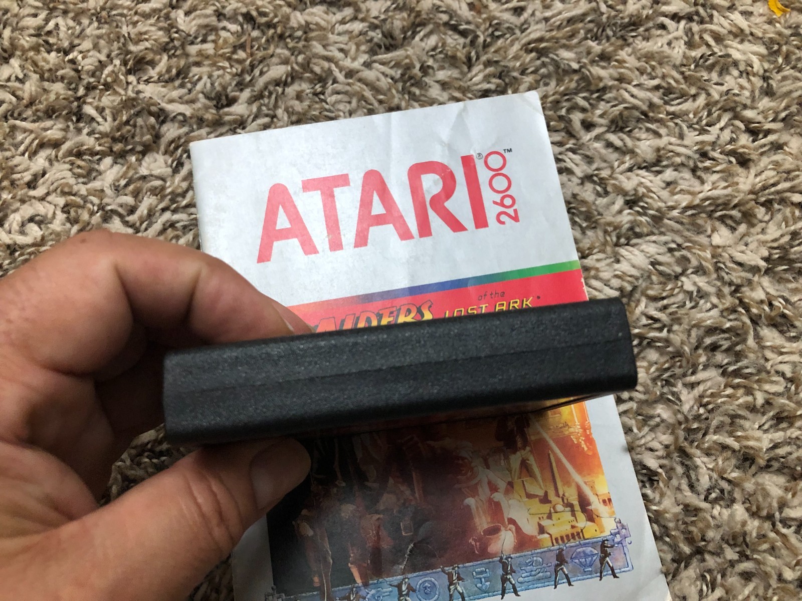 Raiders of the Lost Ark (Atari 2600, 1982) Cartridge & Manual Only Tested (DIEA)