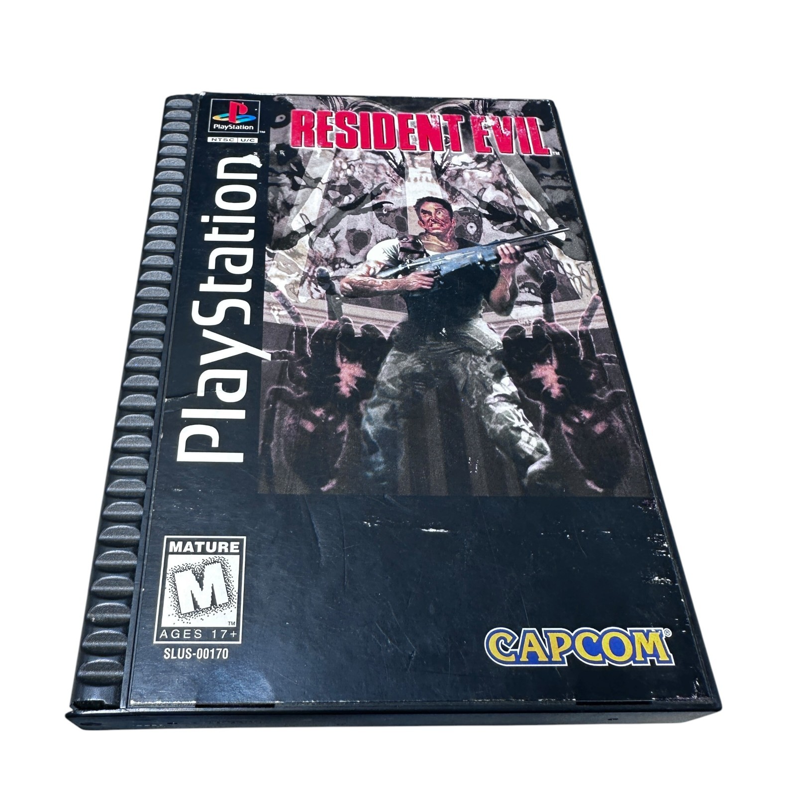 Resident Evil 1 Sony Playstation 1 (1996) CIB Black Label Box Damaged