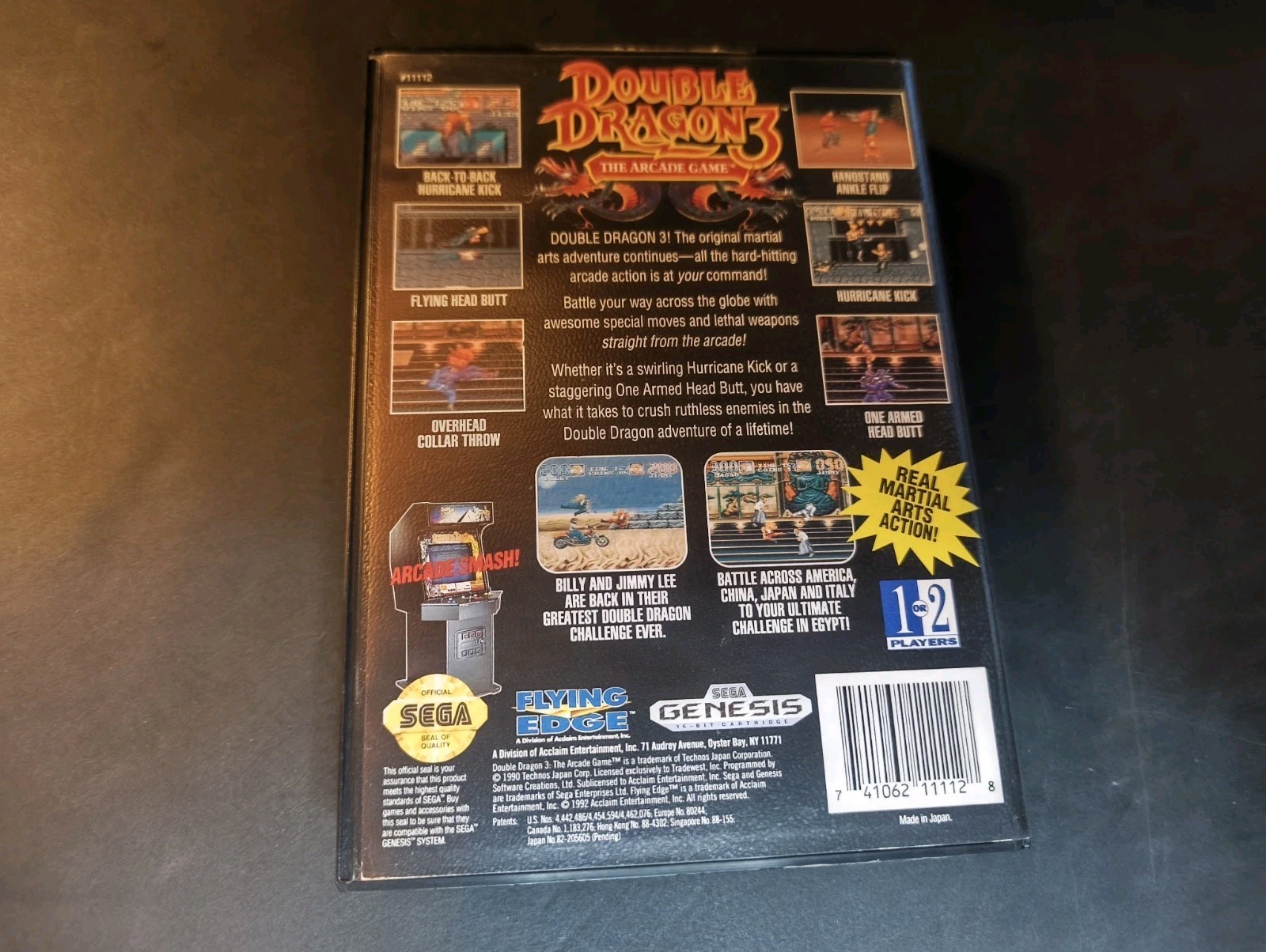 Double Dragon 3 Sega Genesis Complete CIB – Tested & Working