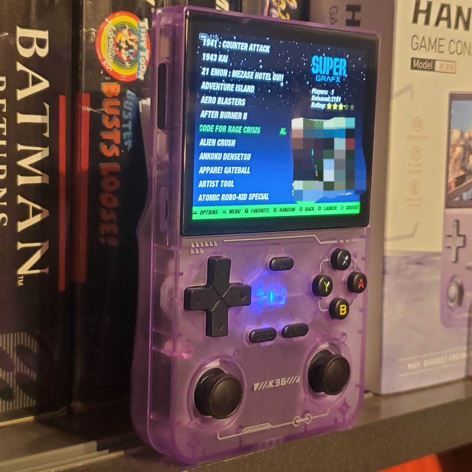 KINHANK K36 Retro Handheld Video Games Console. NEW 2026. UPGRADED. ARK OS 128G