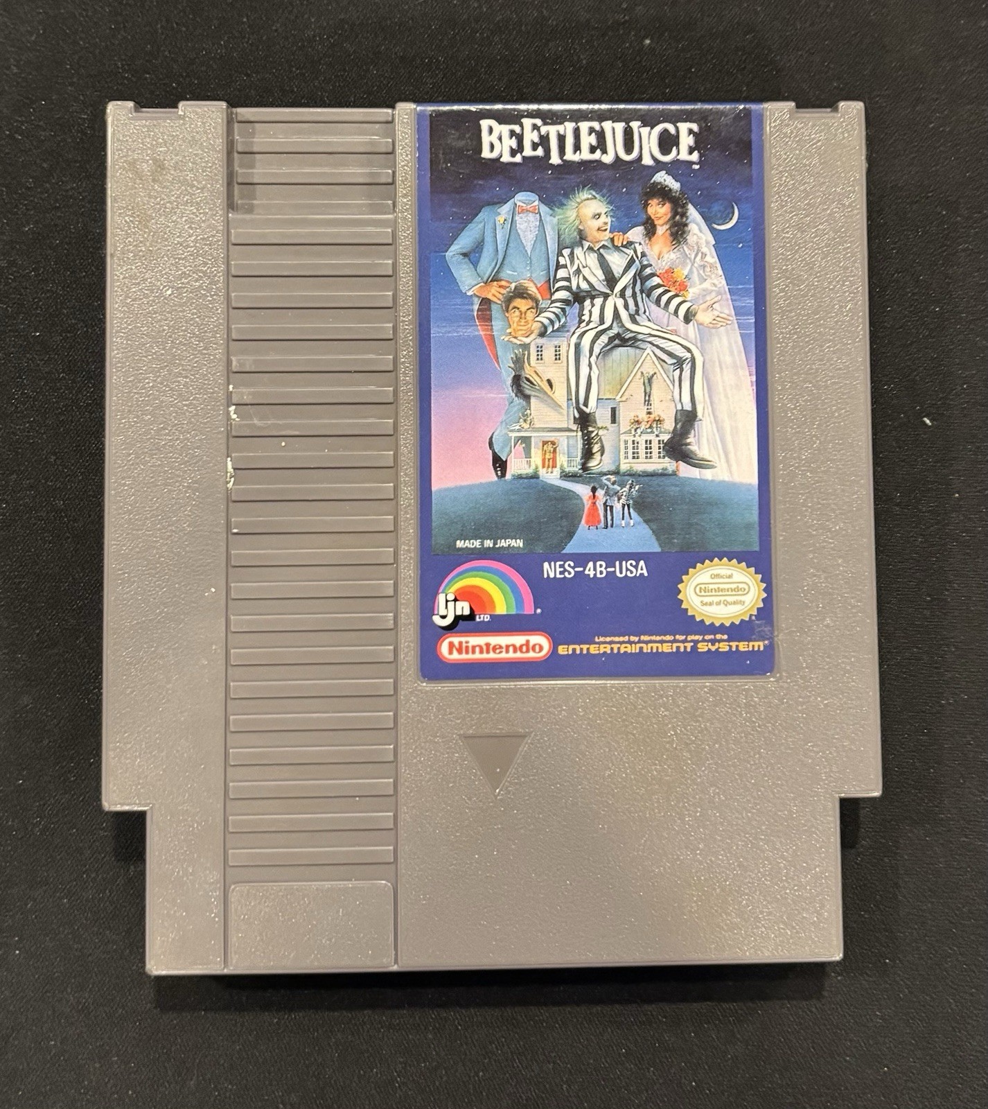 Beetlejuice (Nintendo NES, 1990) Complete w/ Manual, NTSC-U/C Authentic