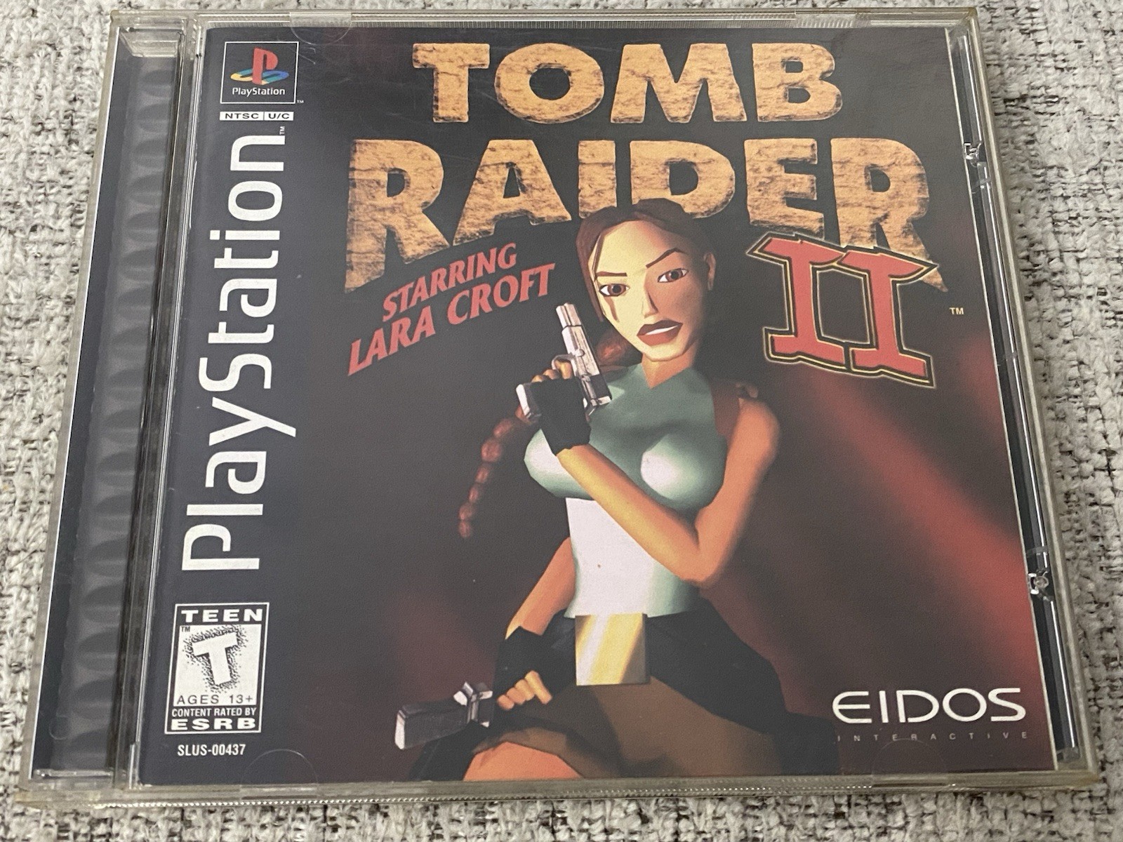 Tomb Raider II (1998, Sony PlayStation 1 PS1) Complete CIB + Reg Card