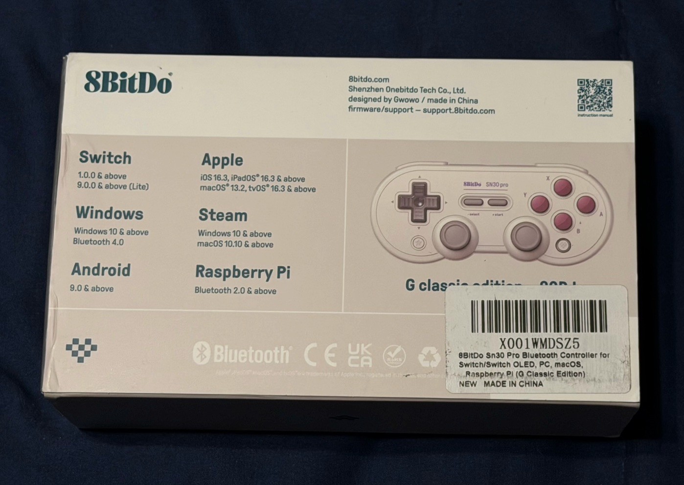 SN30 Pro Bluetooth Gamepad Switch Windows Android Apple Steam G Classic Color