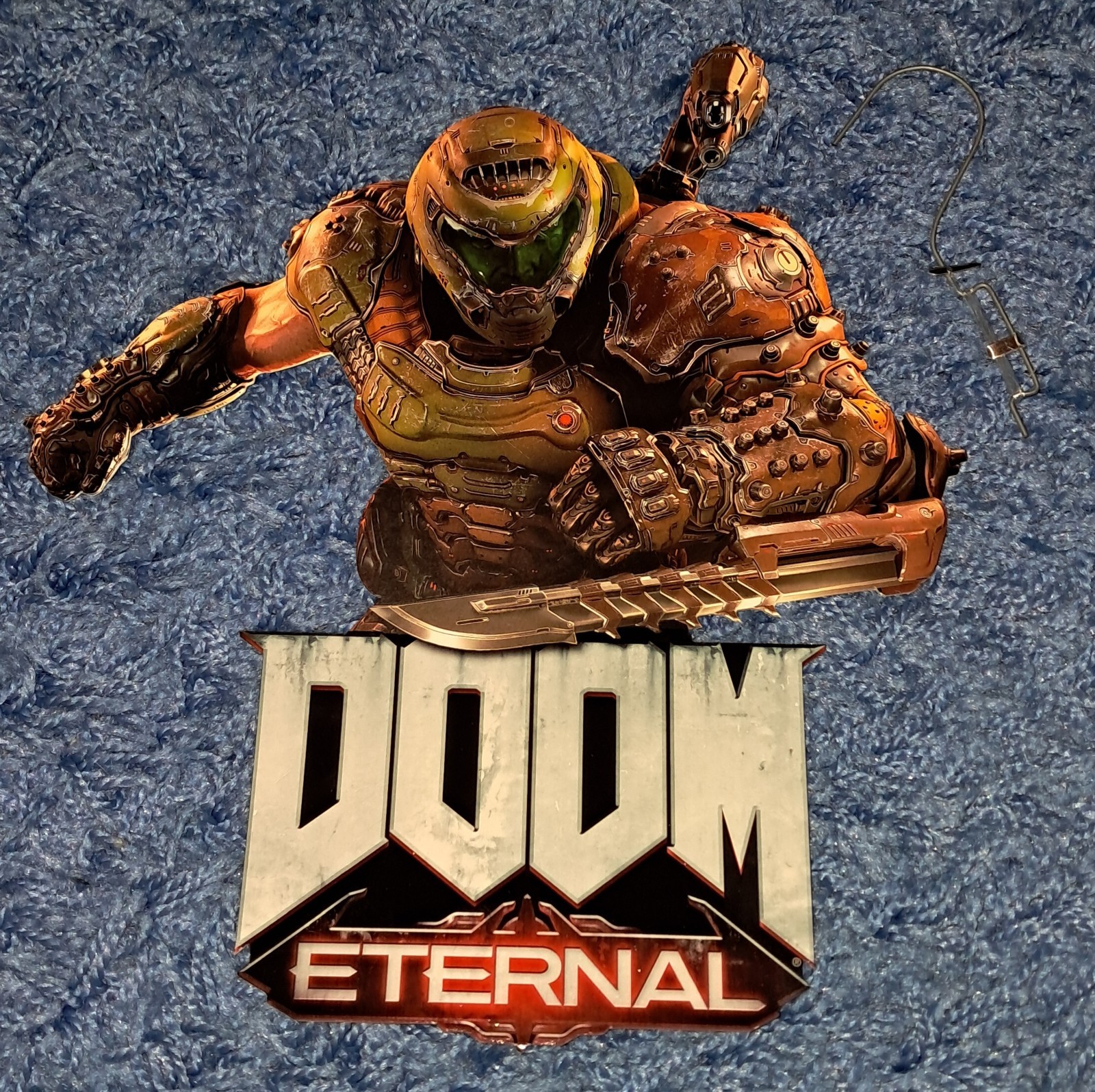 Doom Eternal Doom Slayer PROMO DISPLAY NEVER USED GameStop Promotional RARE HTF
