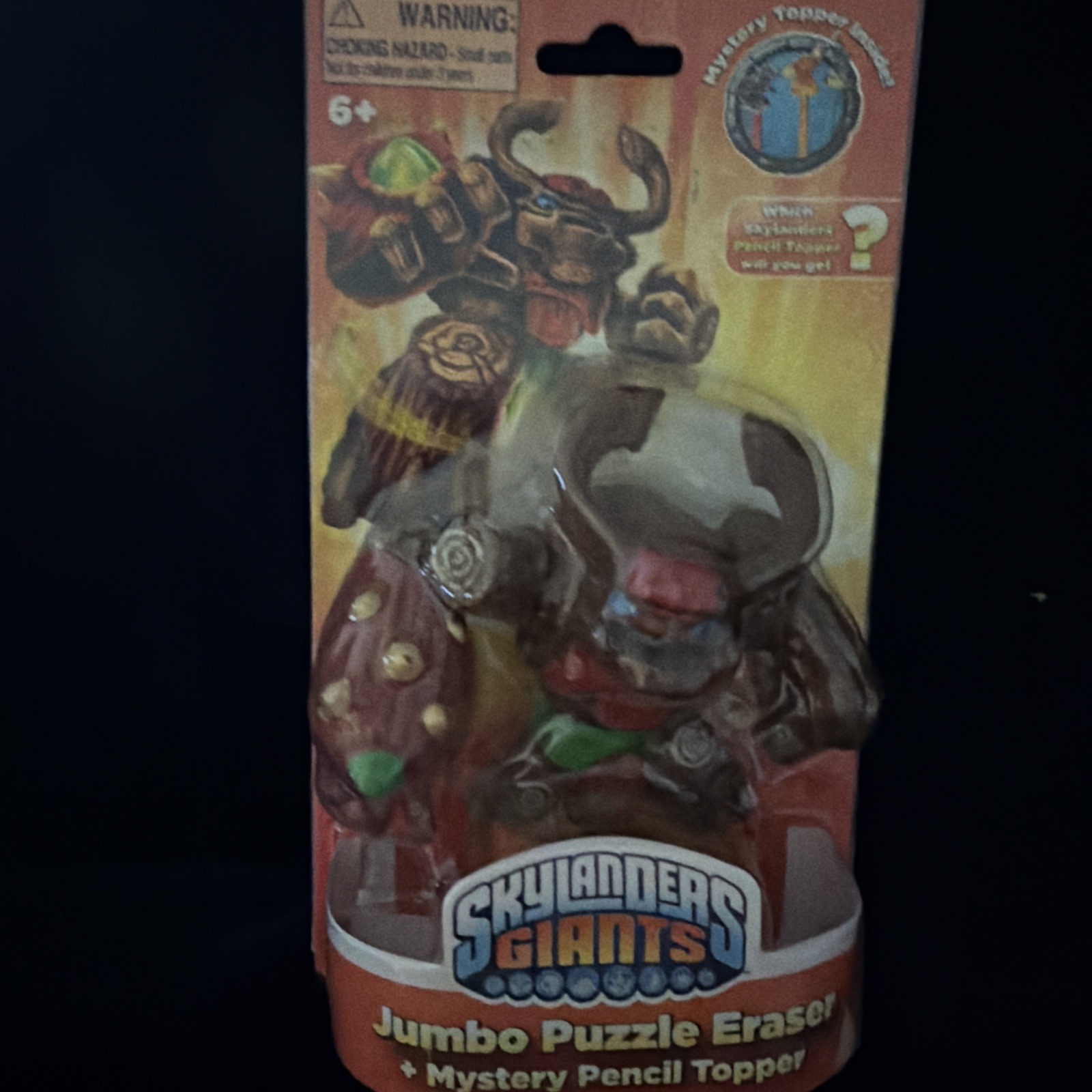 Skylanders Giants Jumbo Pencil Eraser Tree Rex with Mystery Topper New