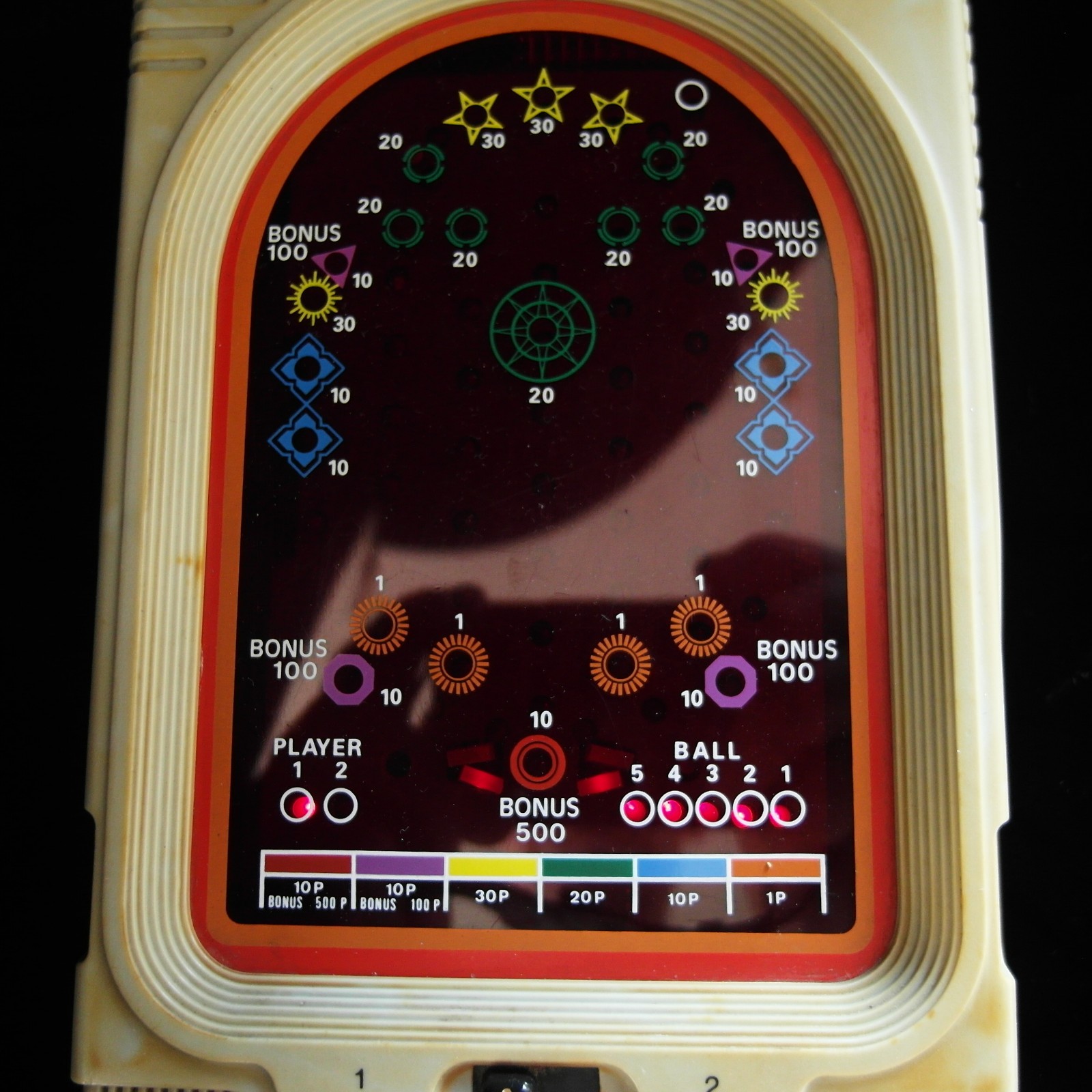 Rare Vintage Unimex Pinball Electronic LED Hong Kong 1970s Working!