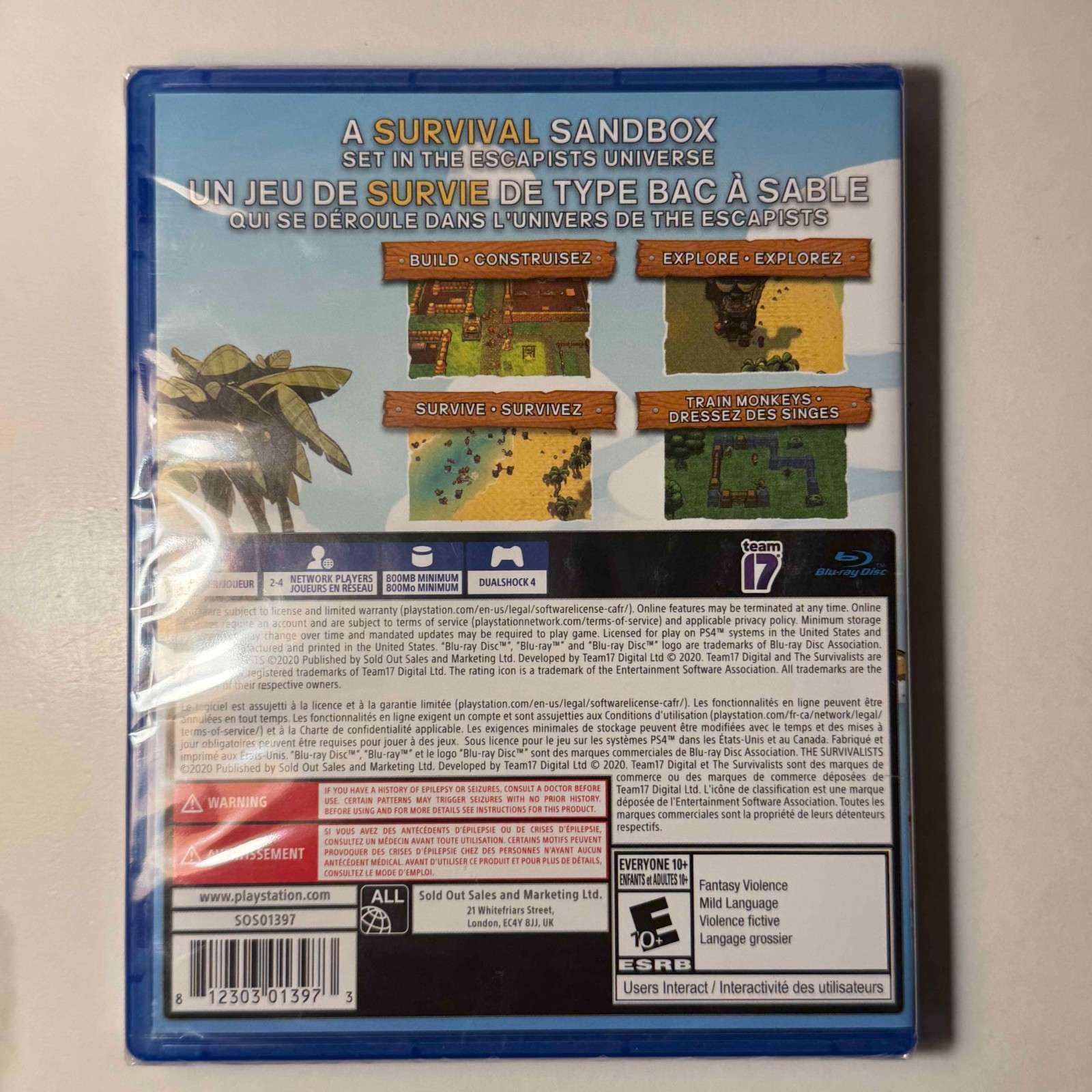 The Survivalists | PS4 | Lot #6 | NEW | Bundle 3+ Games & Save