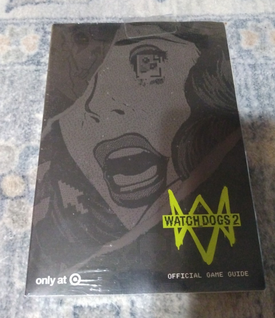 Watch Dogs 2 Official Game Guide NEW Paperback Target Exclusive FREE SHIPPING