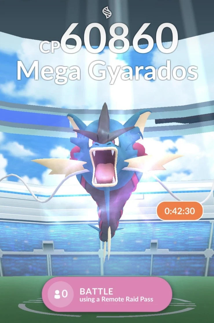 Mega Gyarados Remote Raid Invite – Pokemon Go – 1/10 Shiny rate
