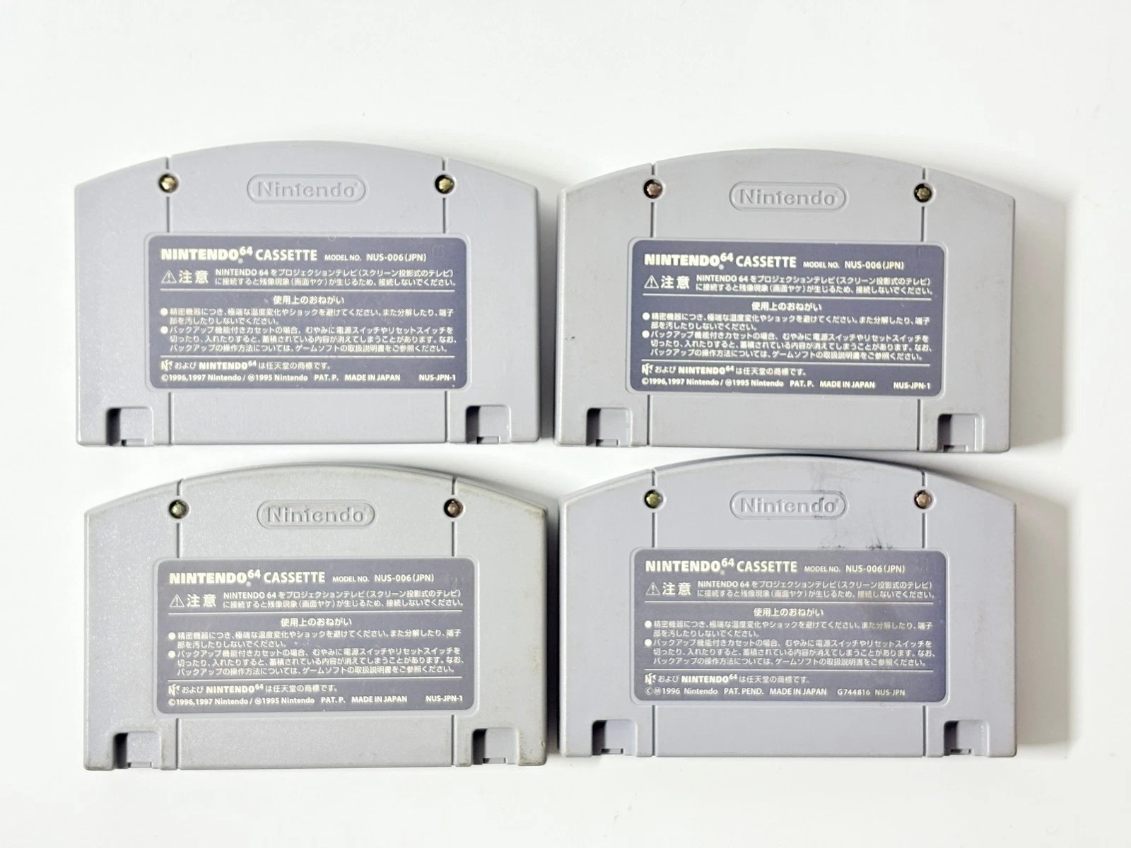 Nintendo 64 Lot Official Blue Controller NUS-005 +Mario Party 1 2 3 & Kart Japan
