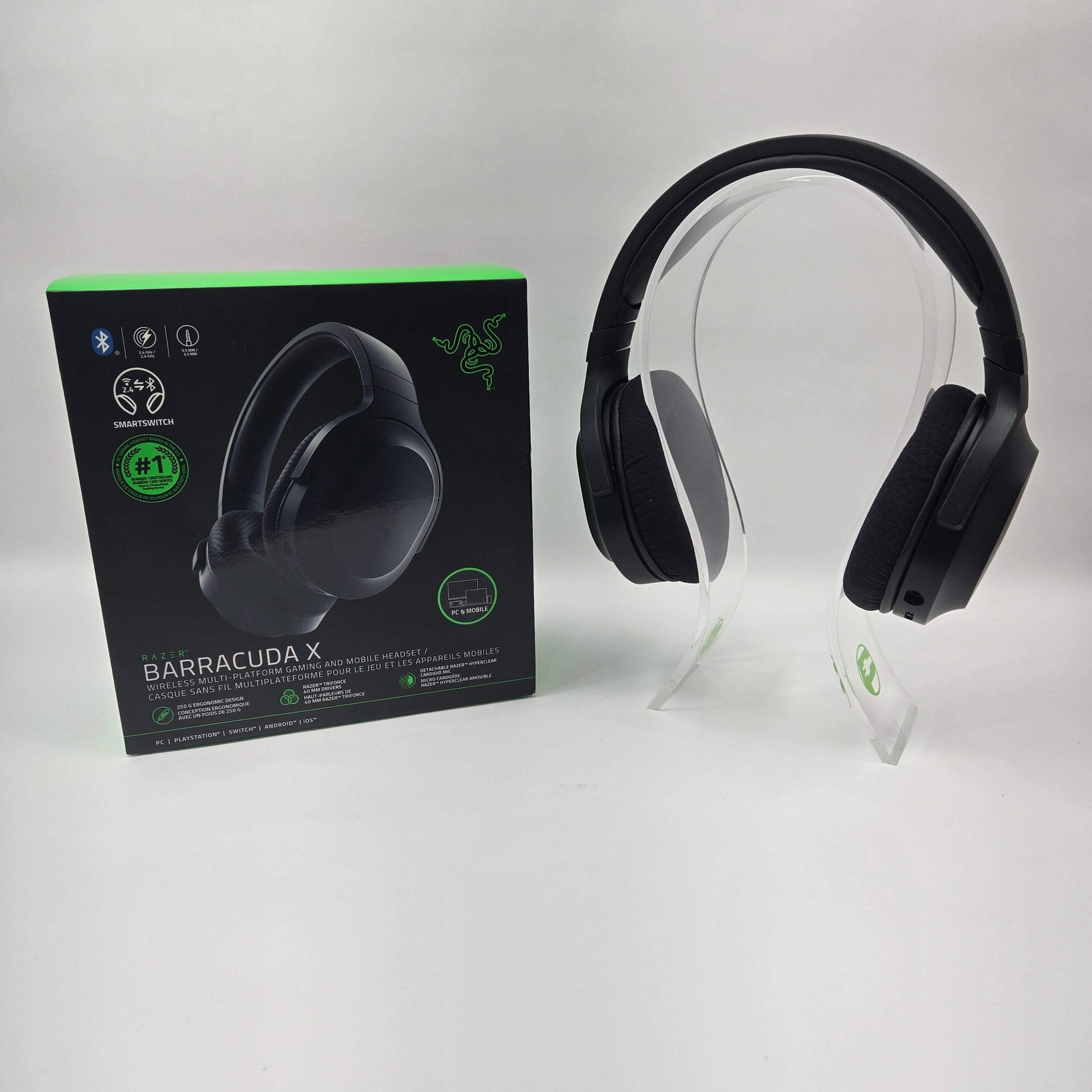 Razer Barracuda X Black RZ04-0443 Wireless Gaming Headset Multi-Platform