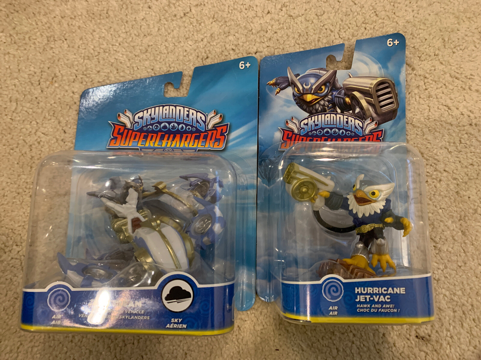 Skylanders Superchargers Vehicle Figure Jet Stream Jet Vac New Lot
