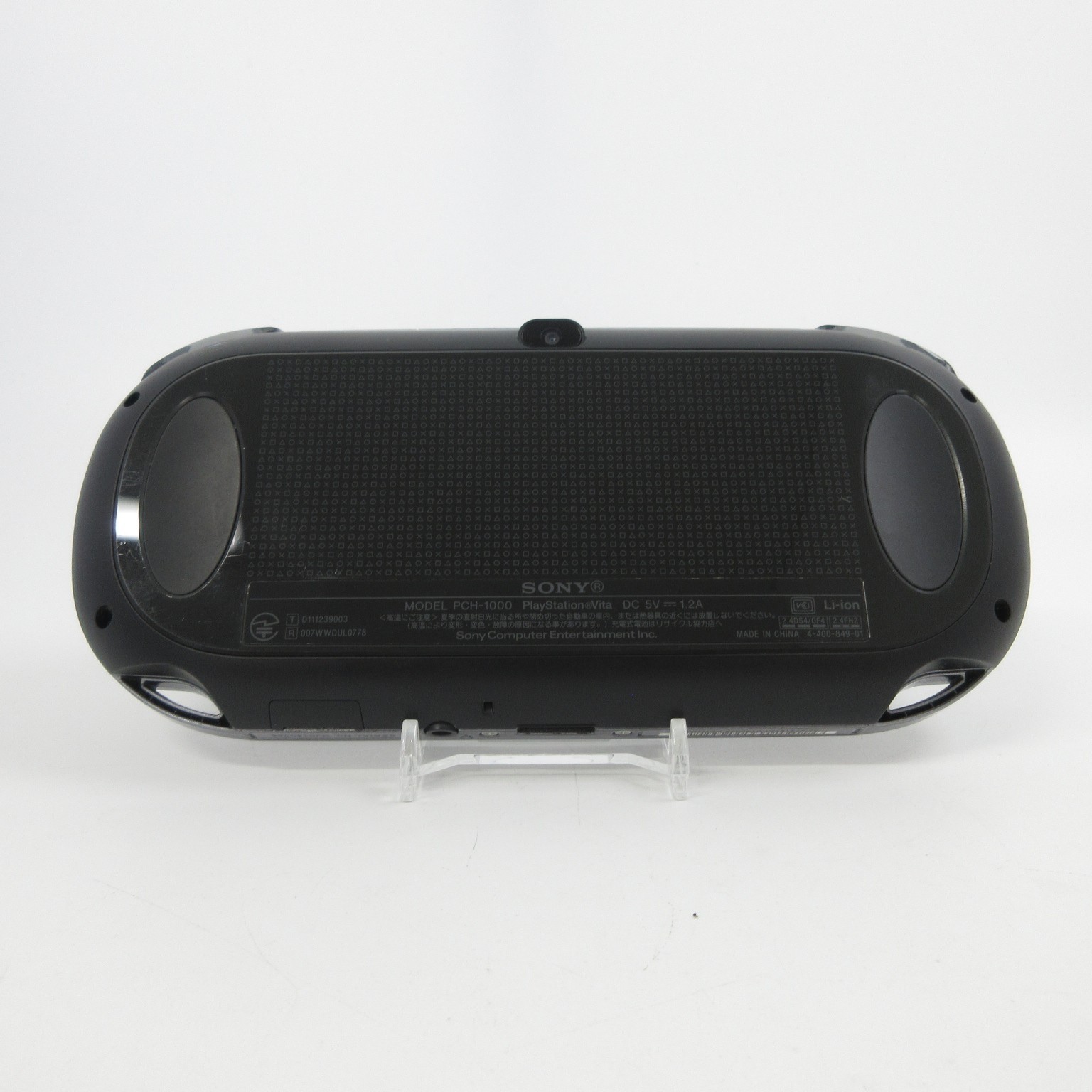 【Very Good】Sony PS Vita PCH-1000 Crystal Black Wi-Fi Model Console only #RET08/0