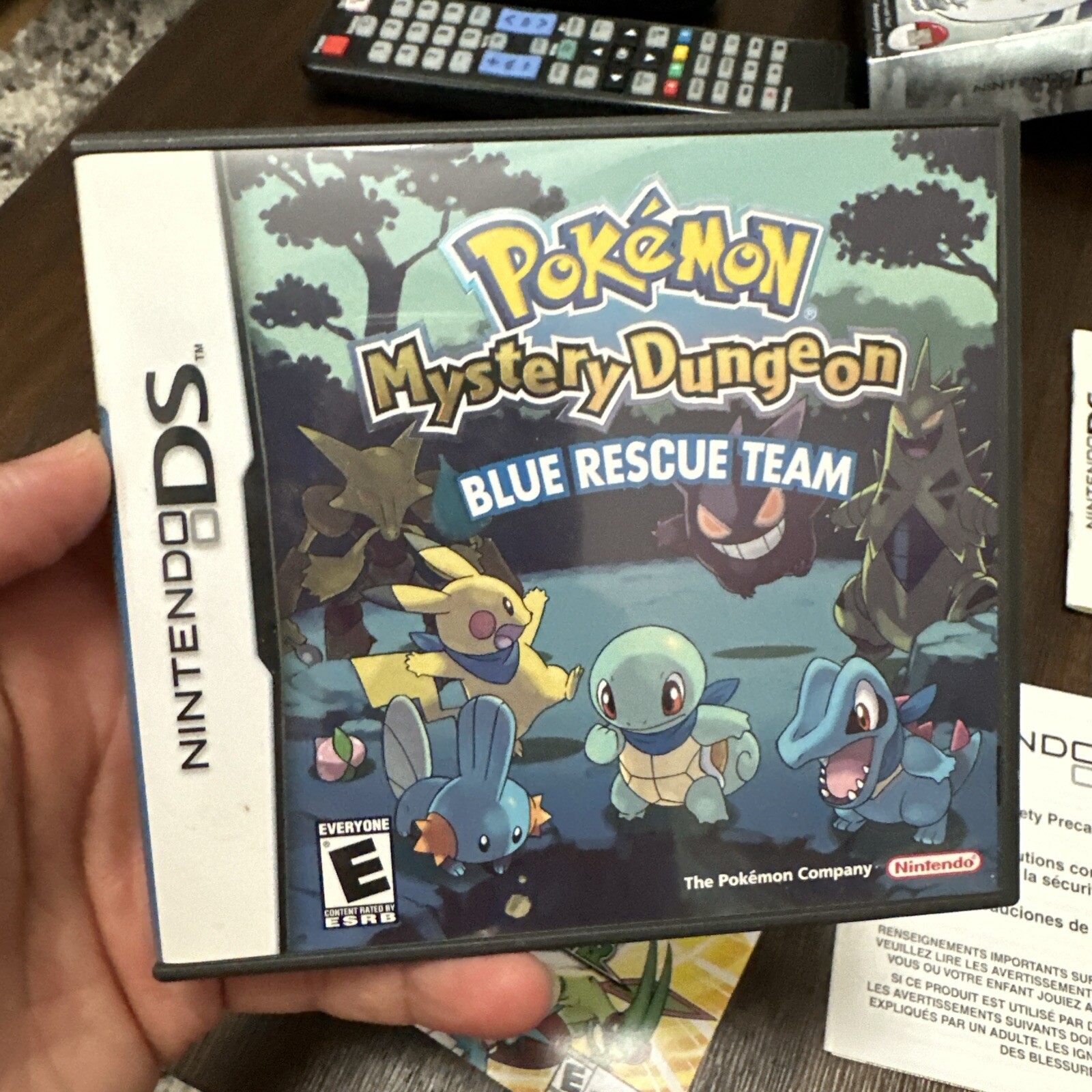 Authentic Pokemon Nintendo DS Case With Manuals – No Game.